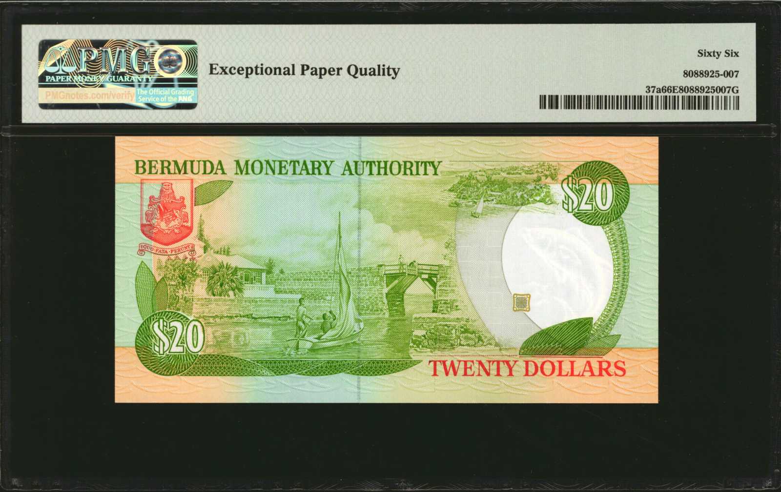 image for: Bermuda  20 dollars (B211az)