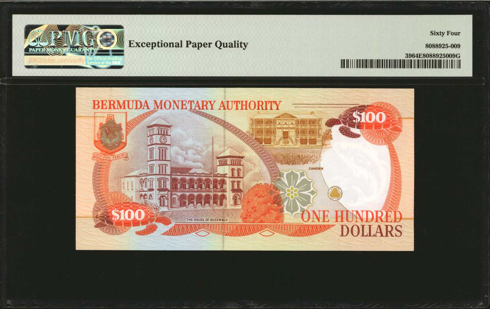 image for: Bermuda  100 dollars (B213az)