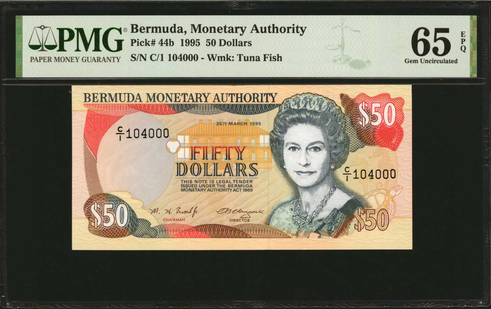 image for: Bermuda  50 dollars (B219b)