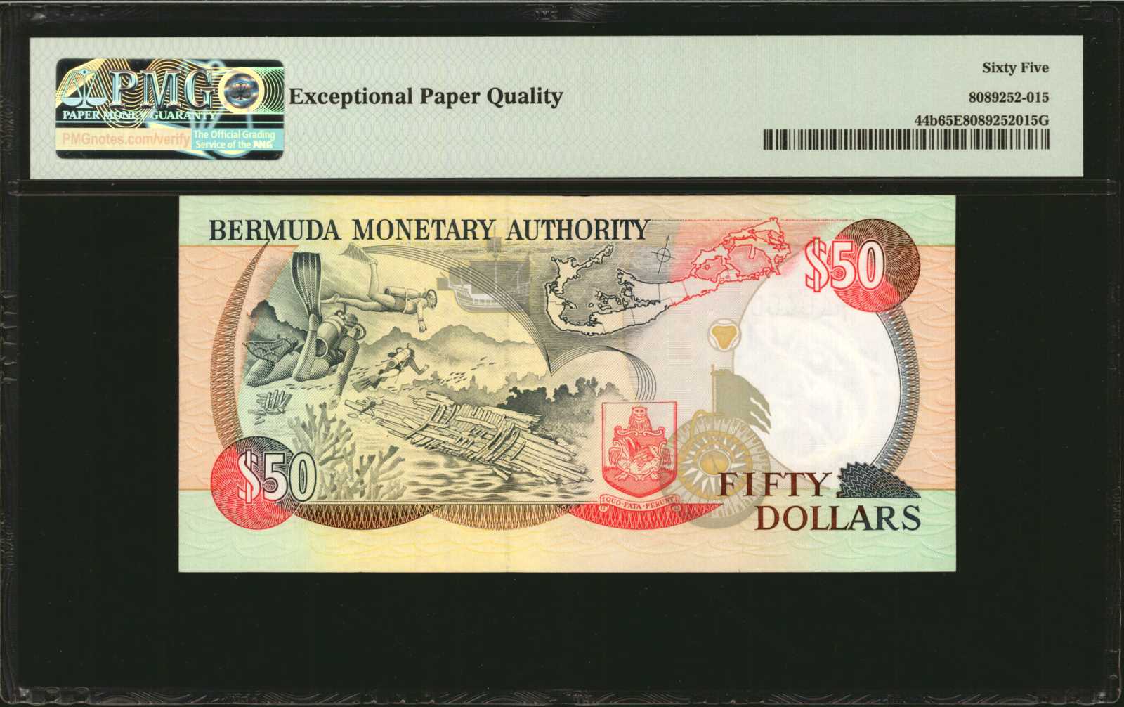 image for: Bermuda  50 dollars (B219as)