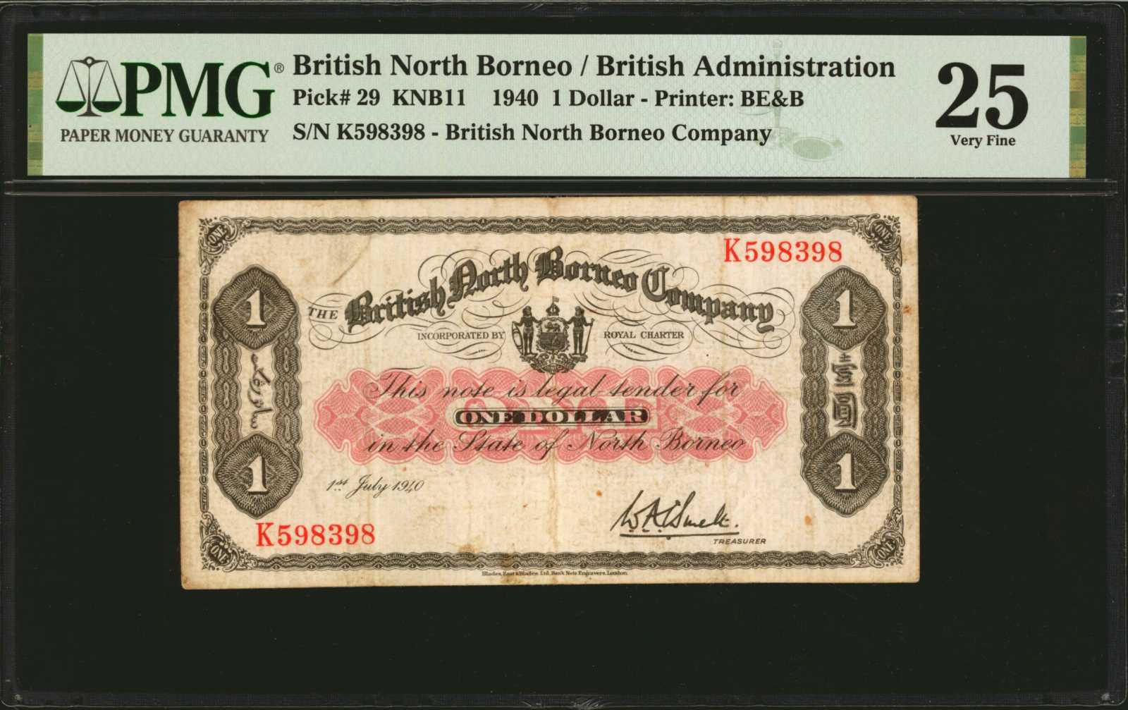 image for: Malaya  1 dollar(B101as)