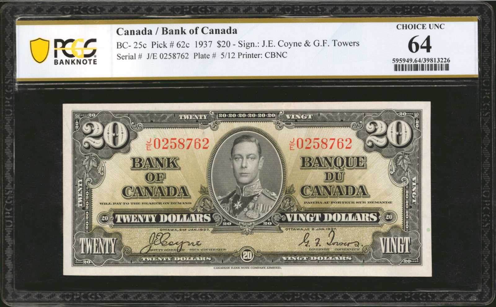 image for: Canada  20 dollars (B325a)