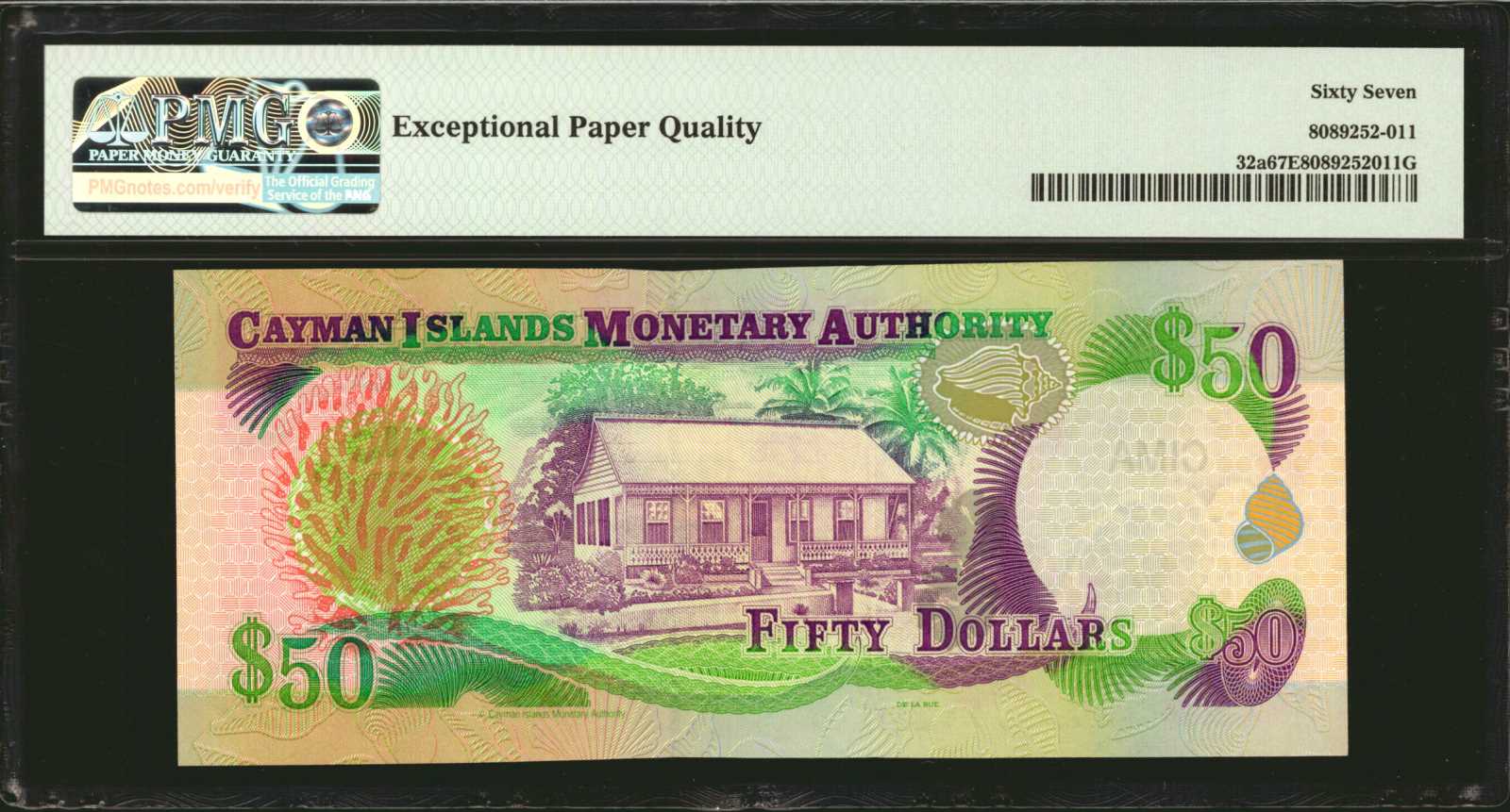 image for: Cayman Islands  50 dollars (B212a)