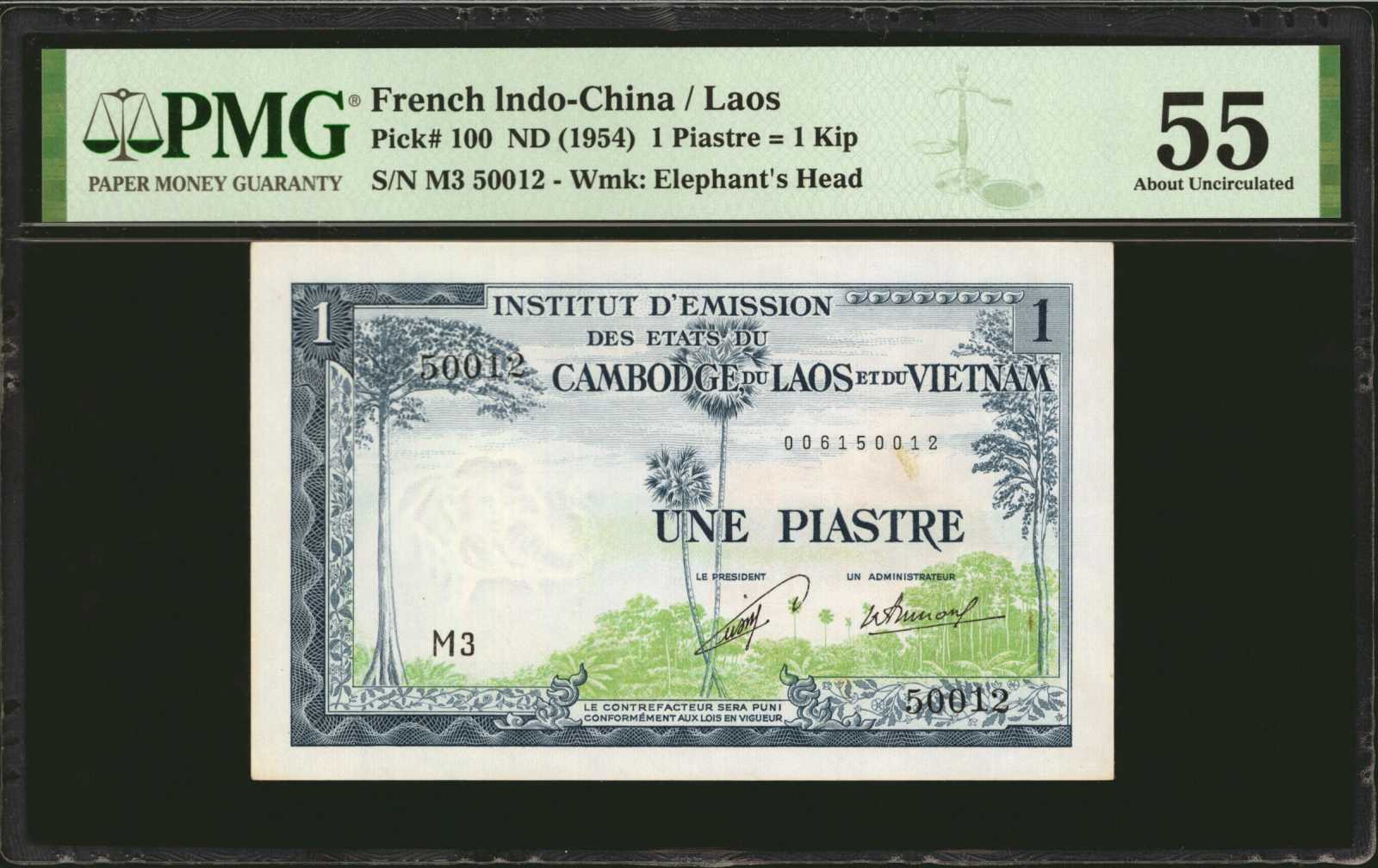 image for: French Indo-China  1 piastre(B409as)