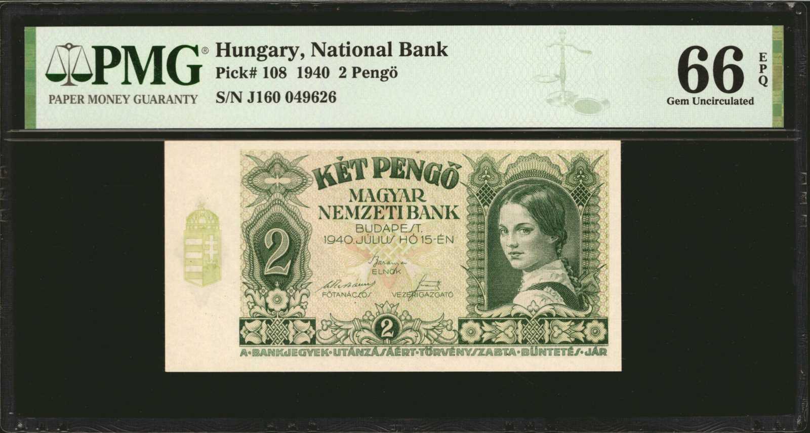 image for: Hungary  2 peng?(B517ap)