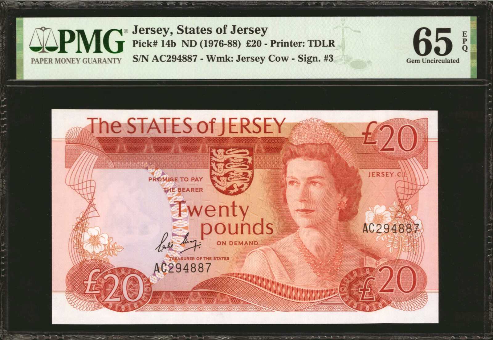 image for: Jersey  20 pounds (B114as)