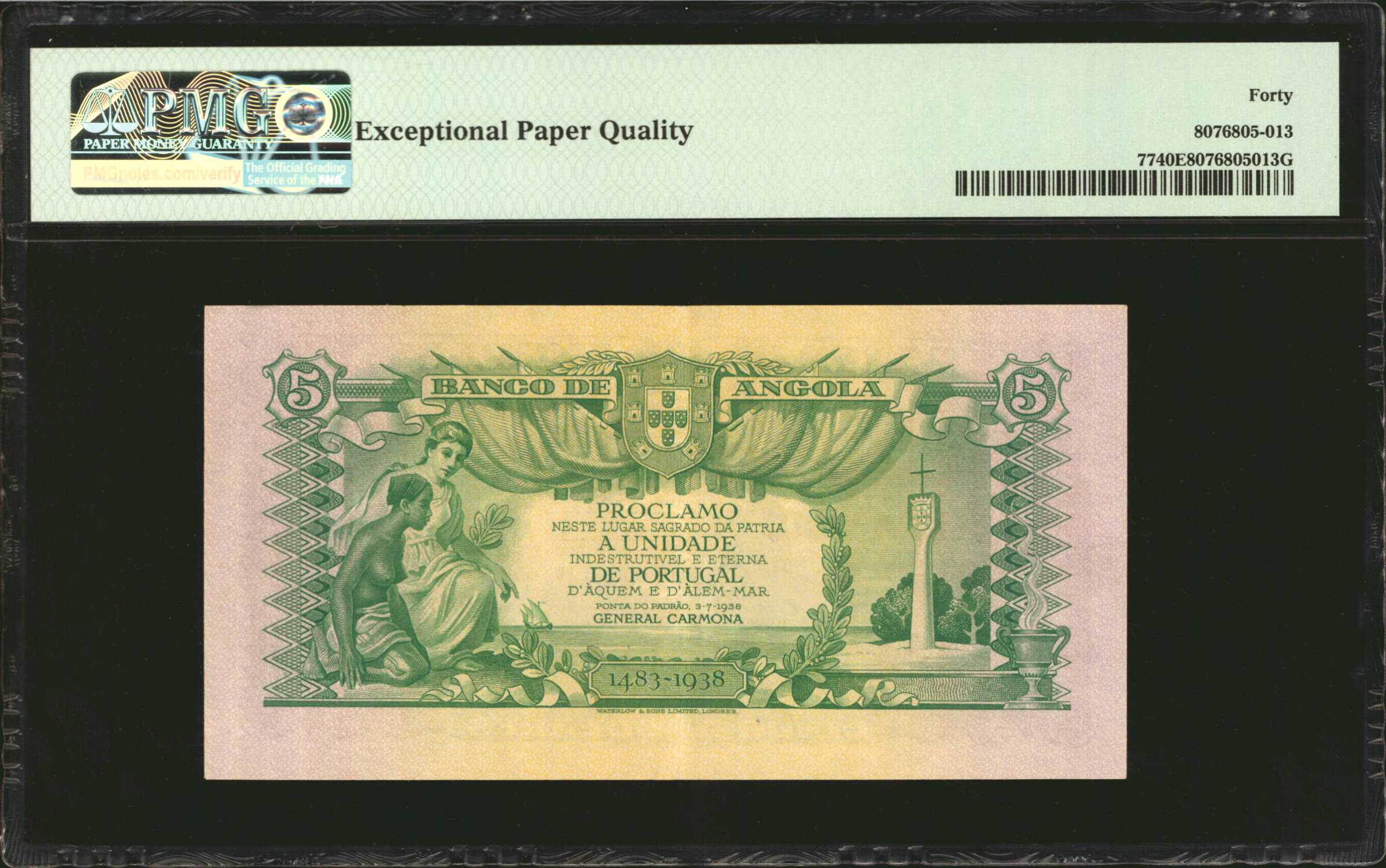 image for: Angola  5 angolares(B407as)