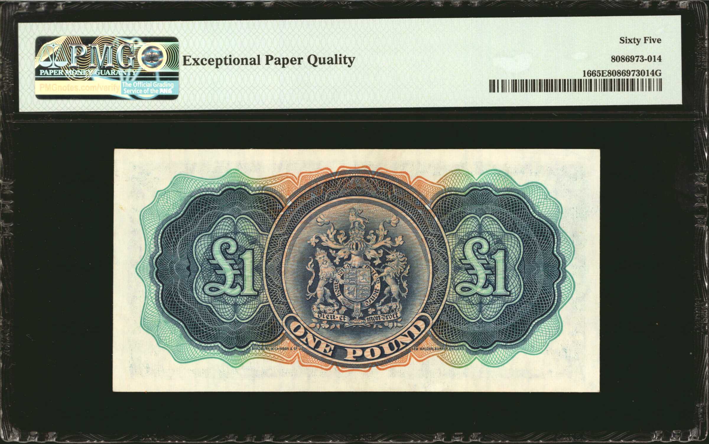 image for: Bermuda  1 pound(B117a)