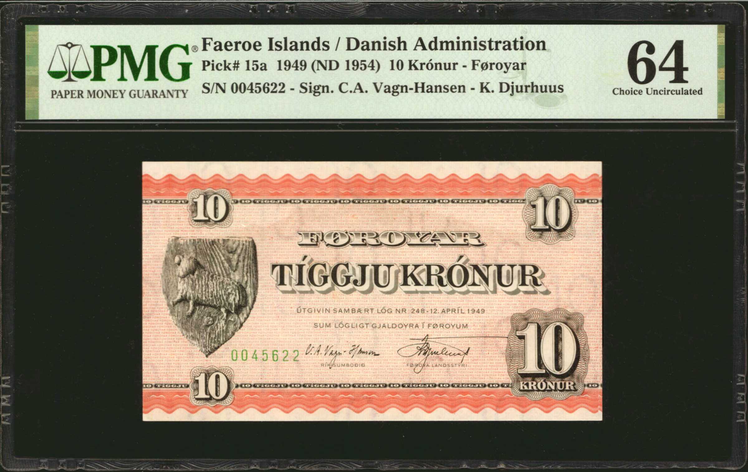image for: Faroe Islands  10 kr?nur (B203ds)