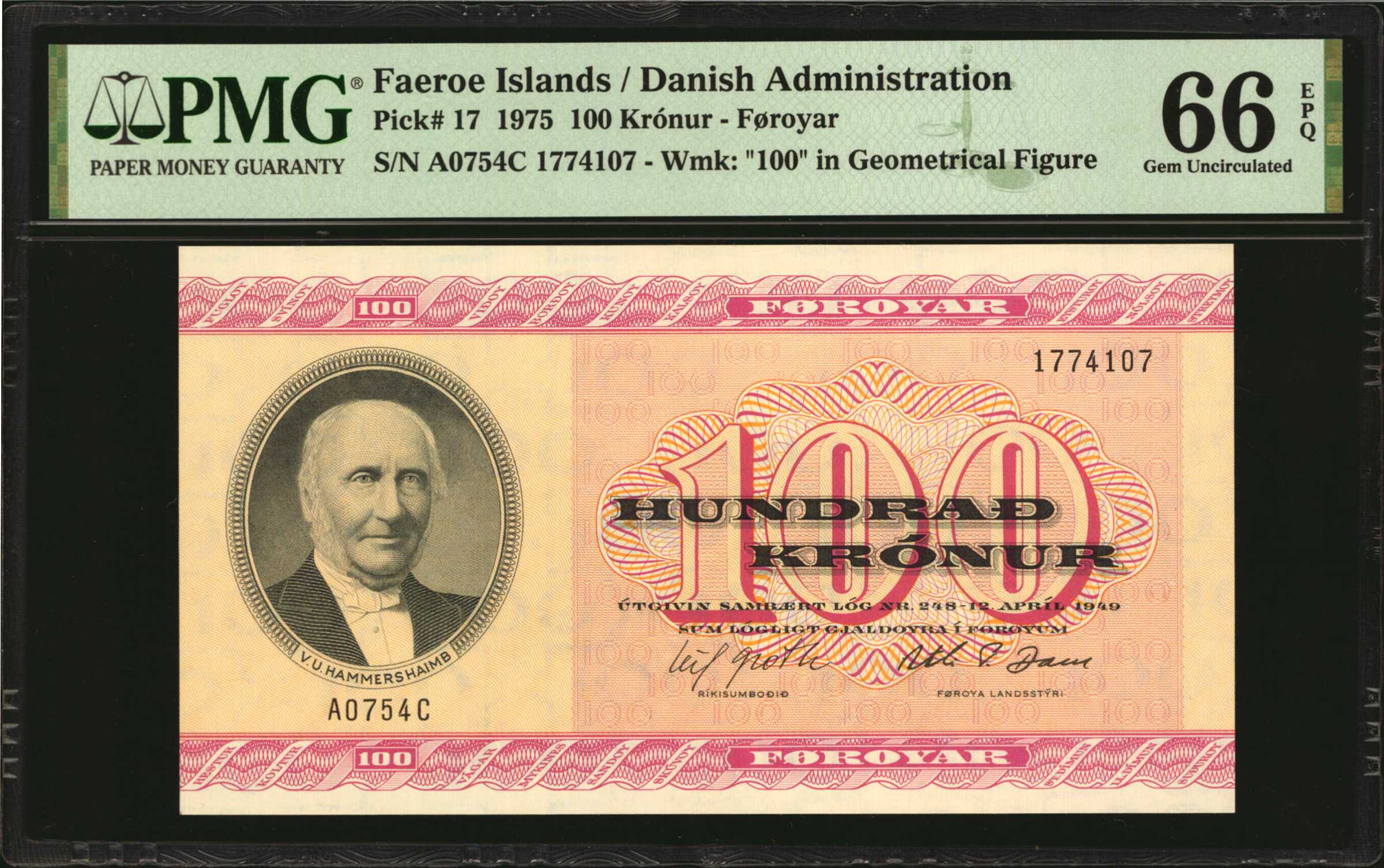 image for: Faroe Islands  100 kr?nur (B205b)