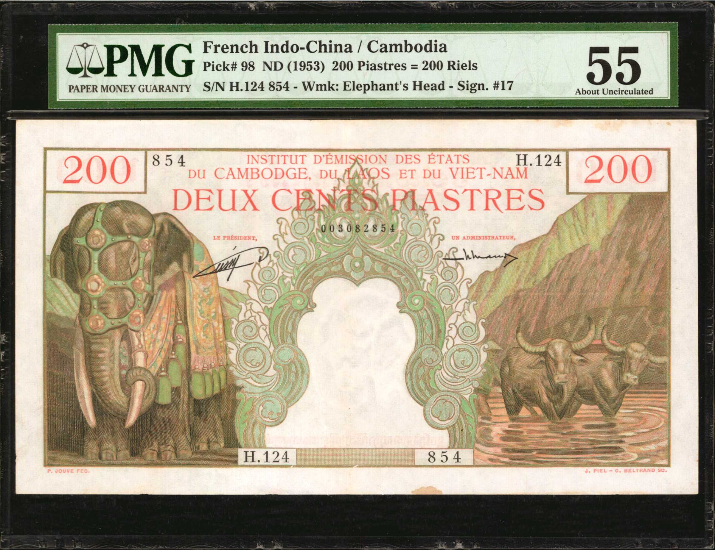 image for: French Indo-China  200 piastres(B407a)