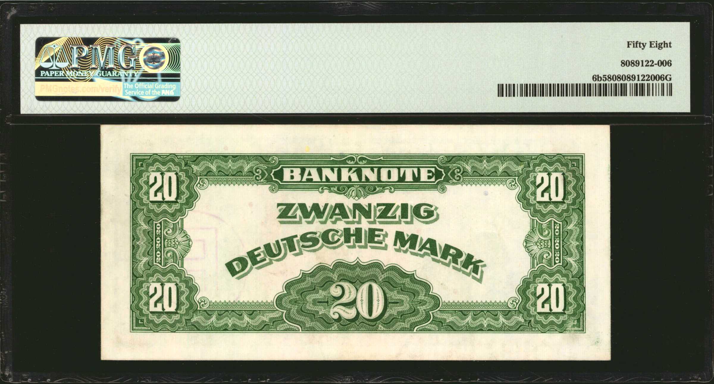 image for: Germany, Federal Republic of  20 deutsche mark (B108as3)