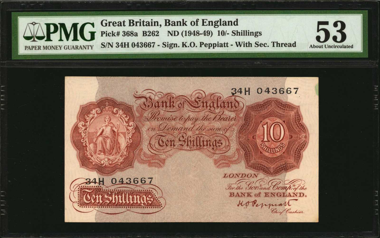 image for: United Kingdom  10 shillings (B171f)