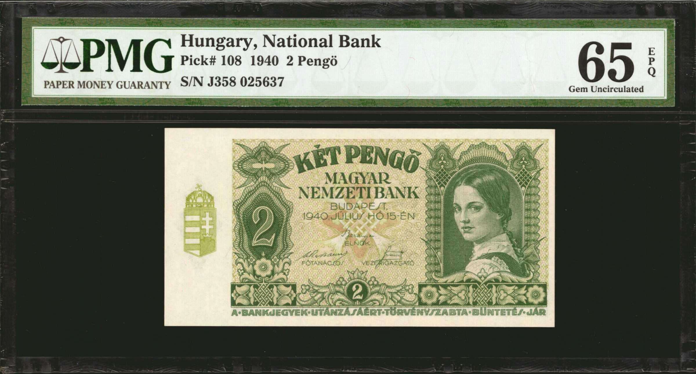 image for: Hungary  2 peng?(B517as)
