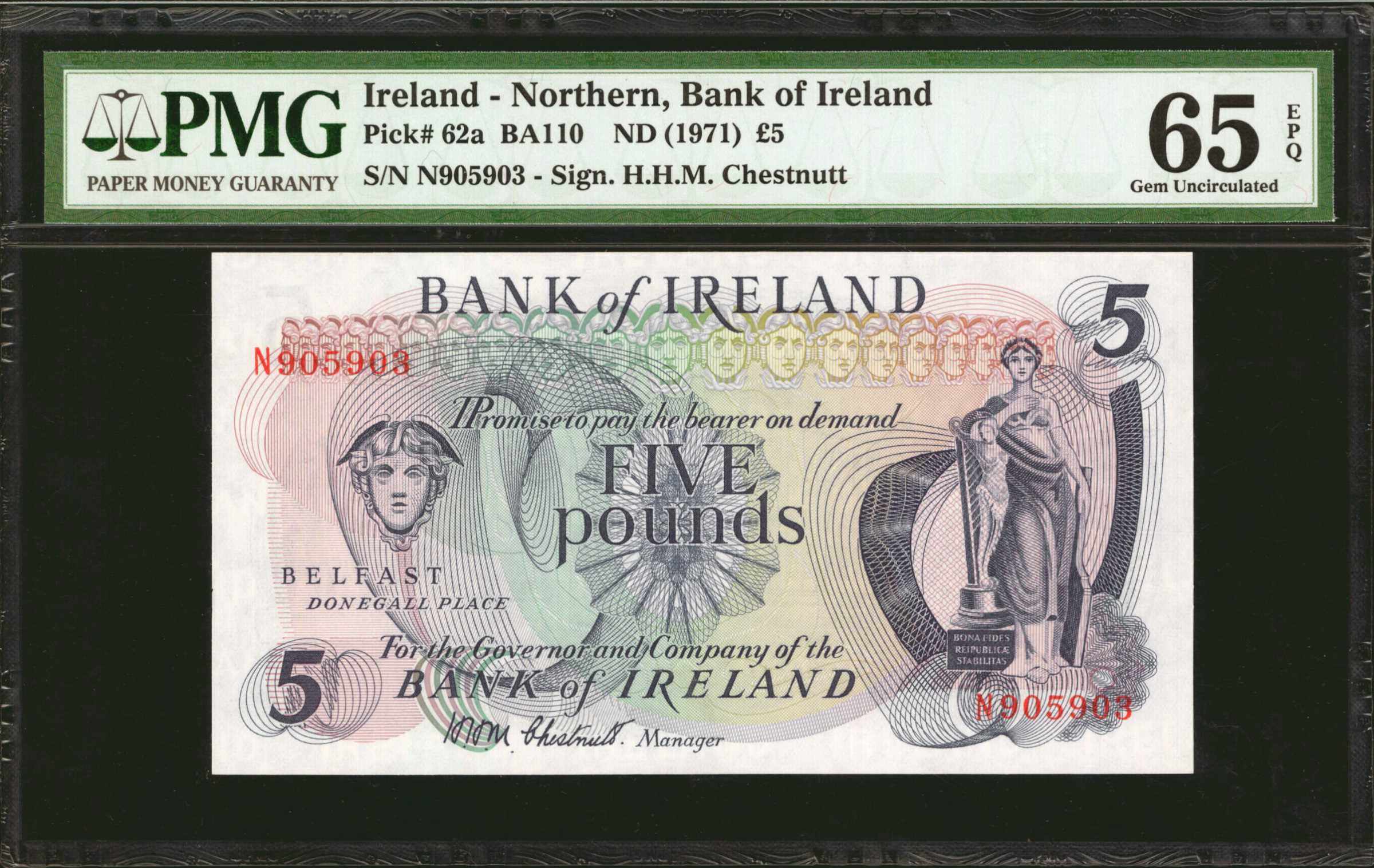 image for: Northern Ireland  5 pounds (B110b)