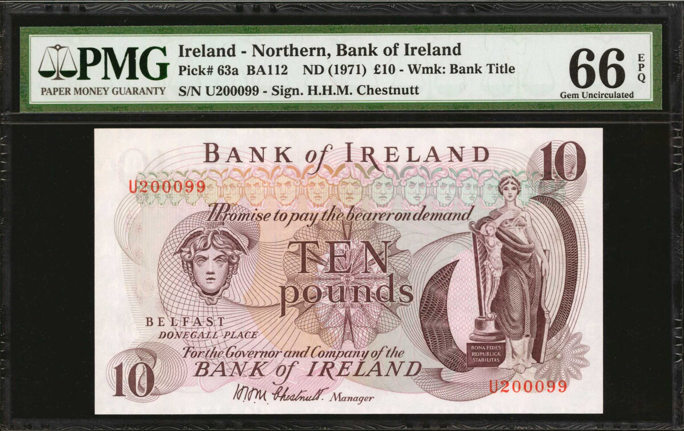 image for: Northern Ireland  10 pounds (B111b)
