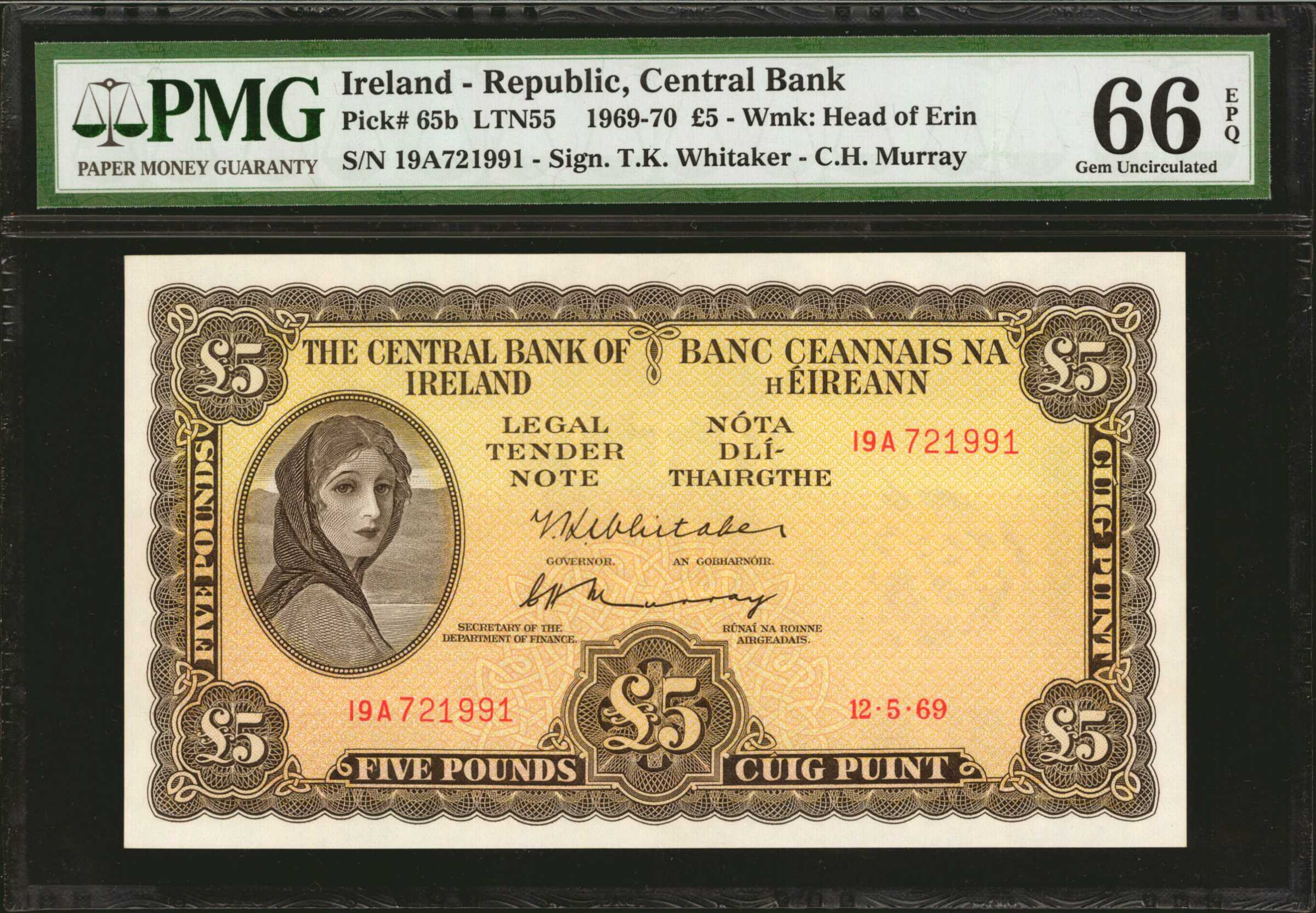  Diagonal red SPECIMEN and DLR oval ovpts front/back; horizontal red SPECIMEN No # ovpt lower left front; dated 5•5•05 [sic]; all-zero s/n 