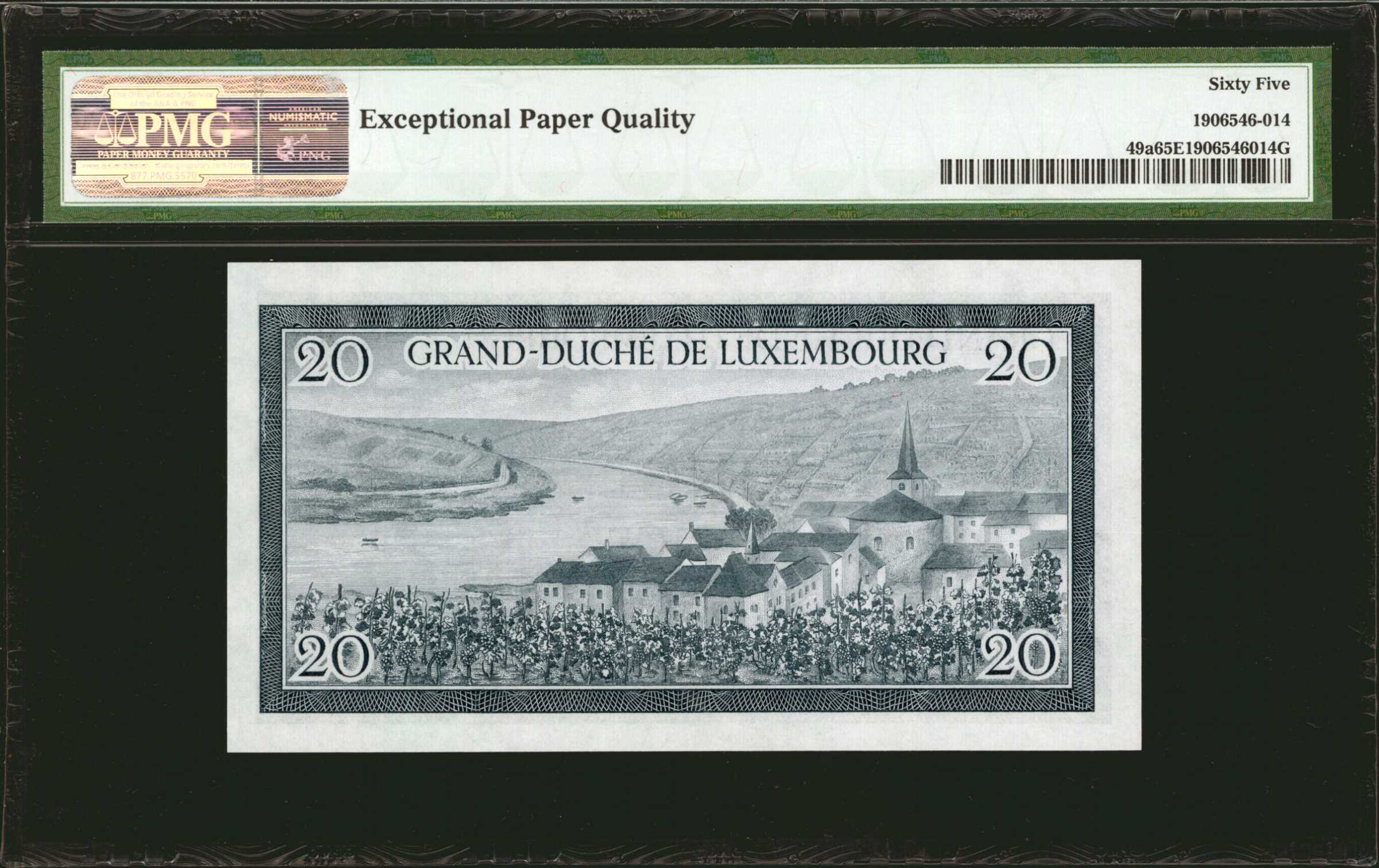 image for: Luxembourg  50 francs (B334a)