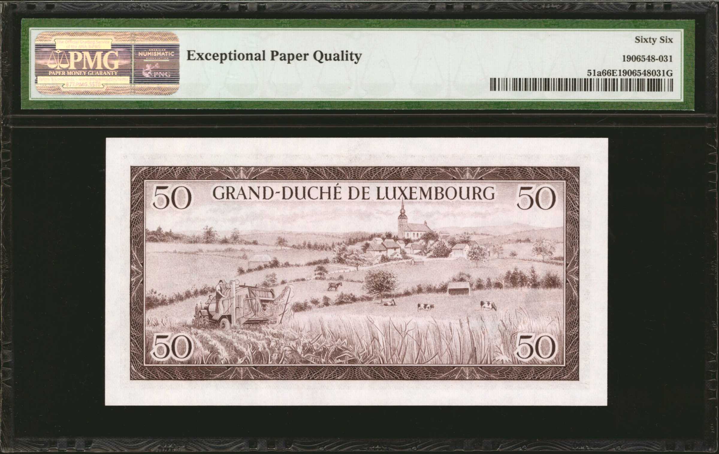 image for: Luxembourg  20 francs (B332a)