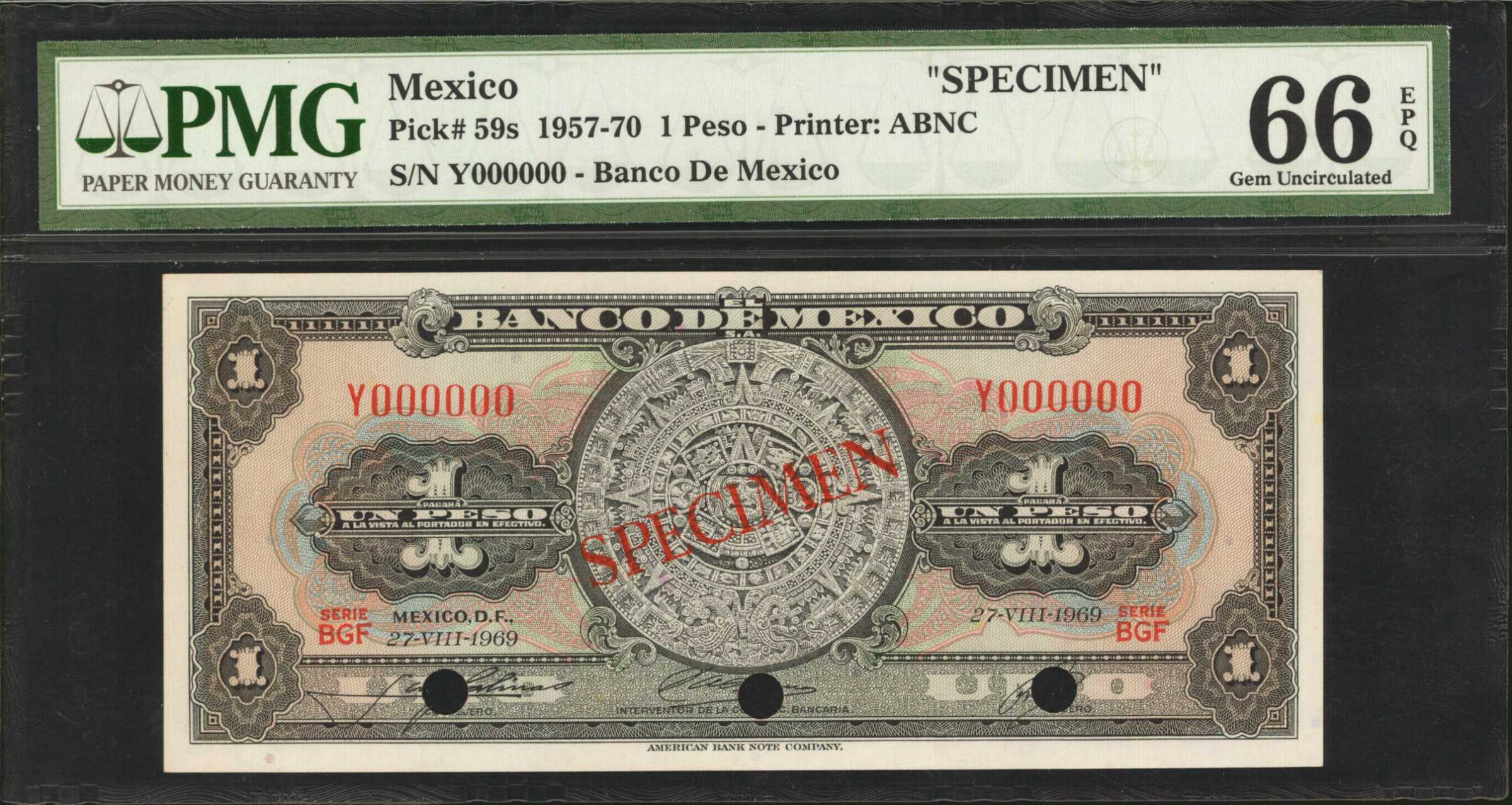 image for: Mexico  1 peso (B616bs)