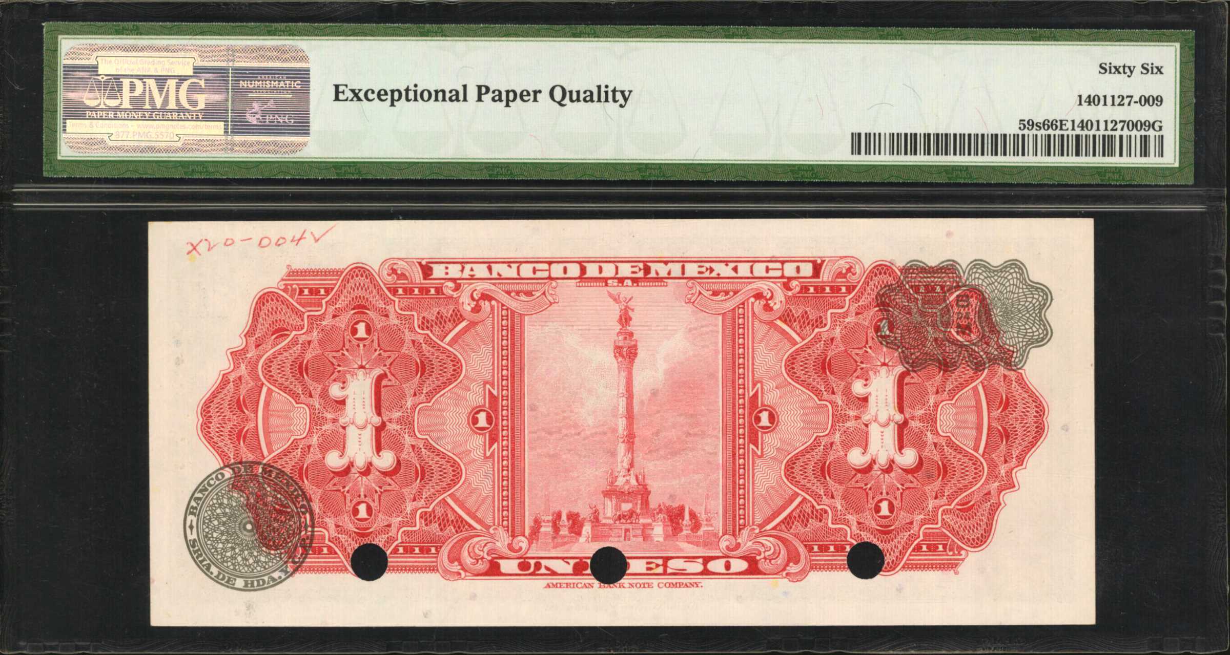 image for: Mexico  1 peso (B616d)