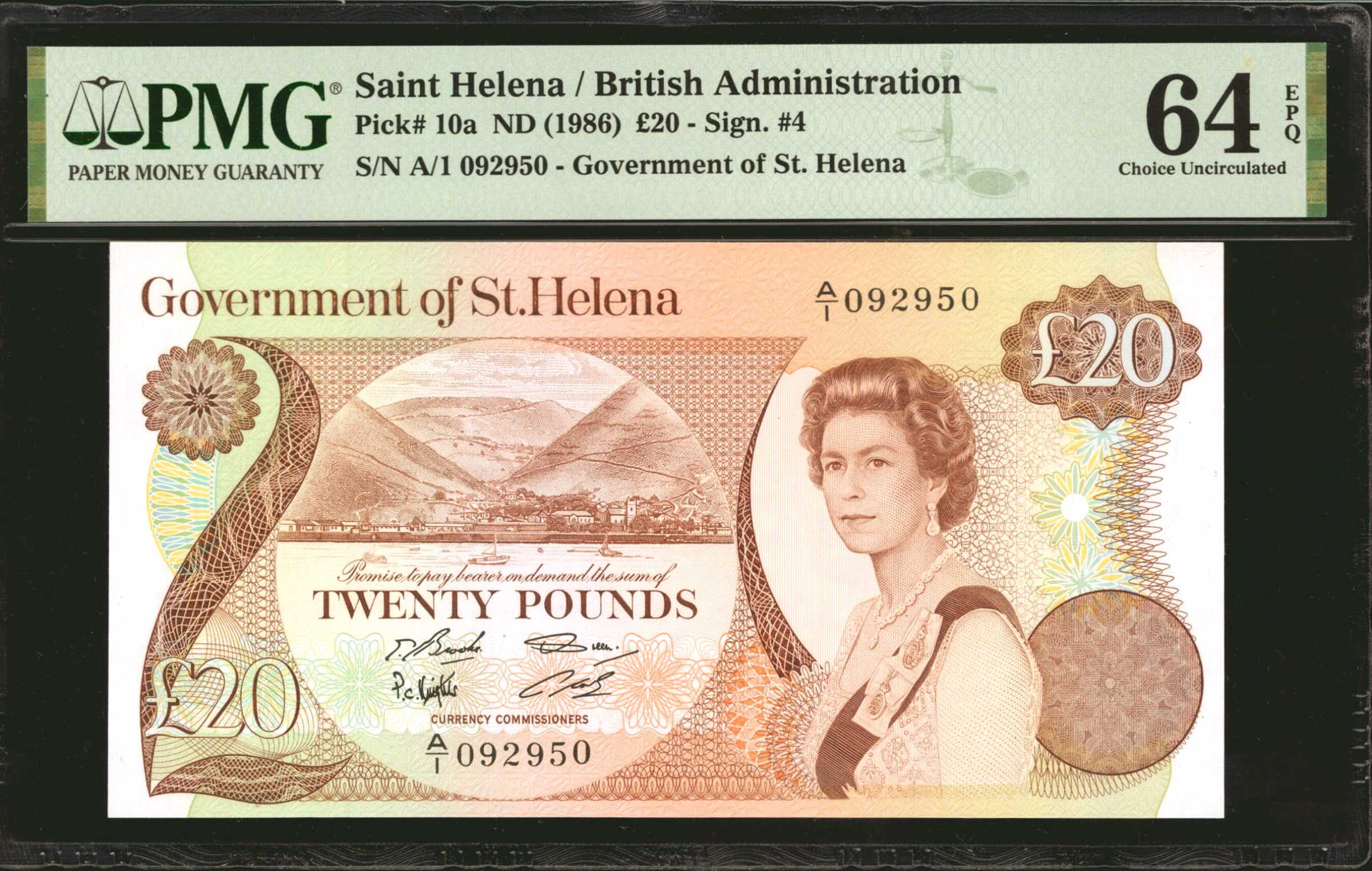 image for: Saint Helena  20 pounds (B306a)