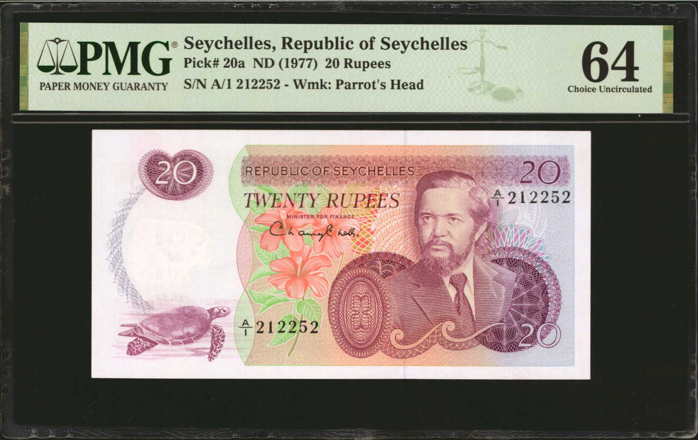 image for: Seychelles  20 rupees (B202a)