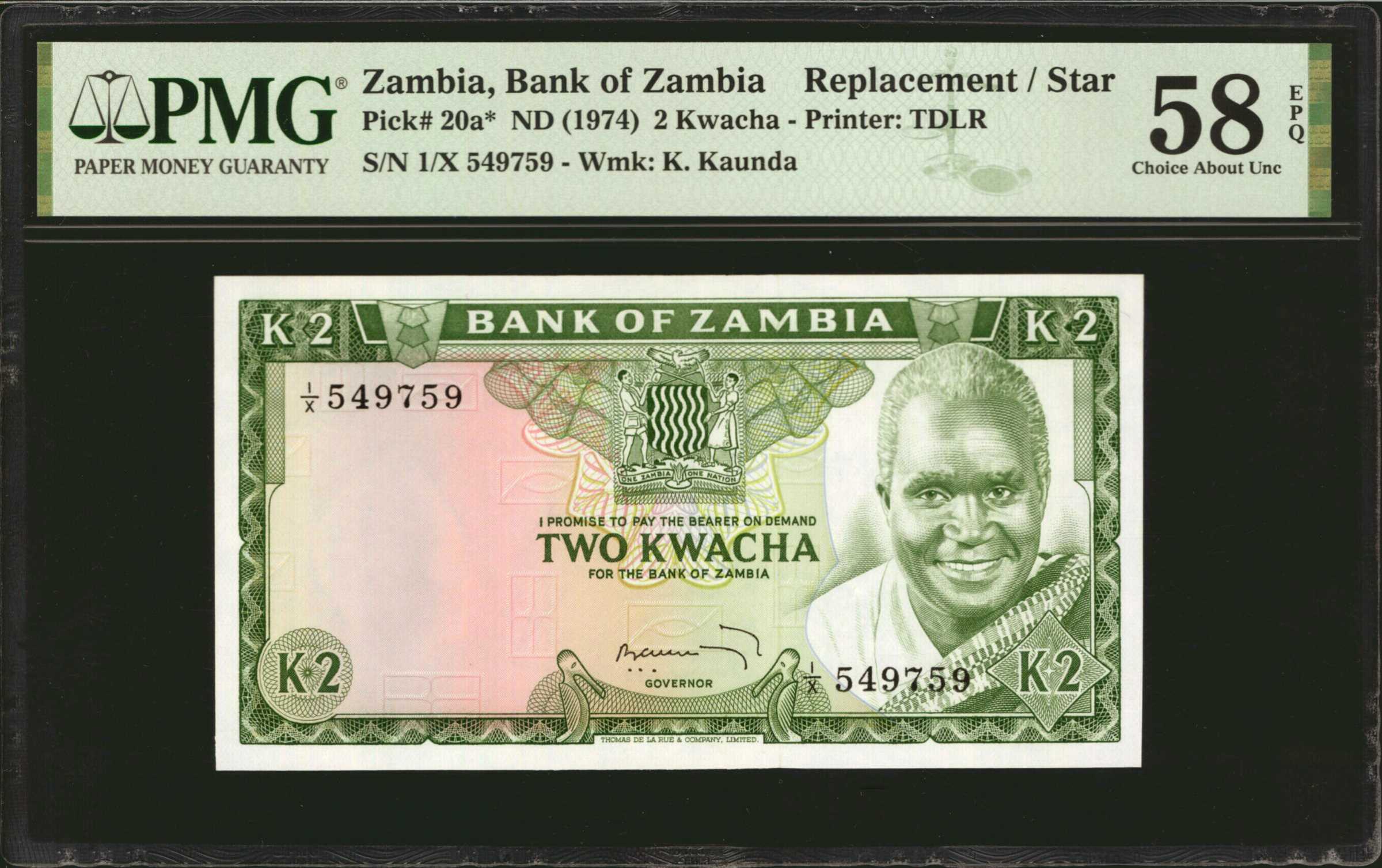 image for: Zambia  2 kwacha (B120az)