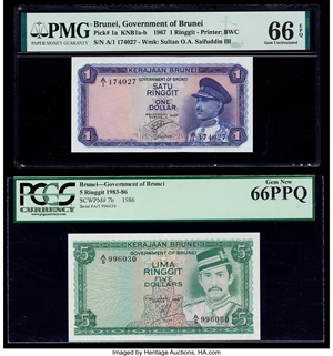 image for: Brunei 1 dollar (B101a)