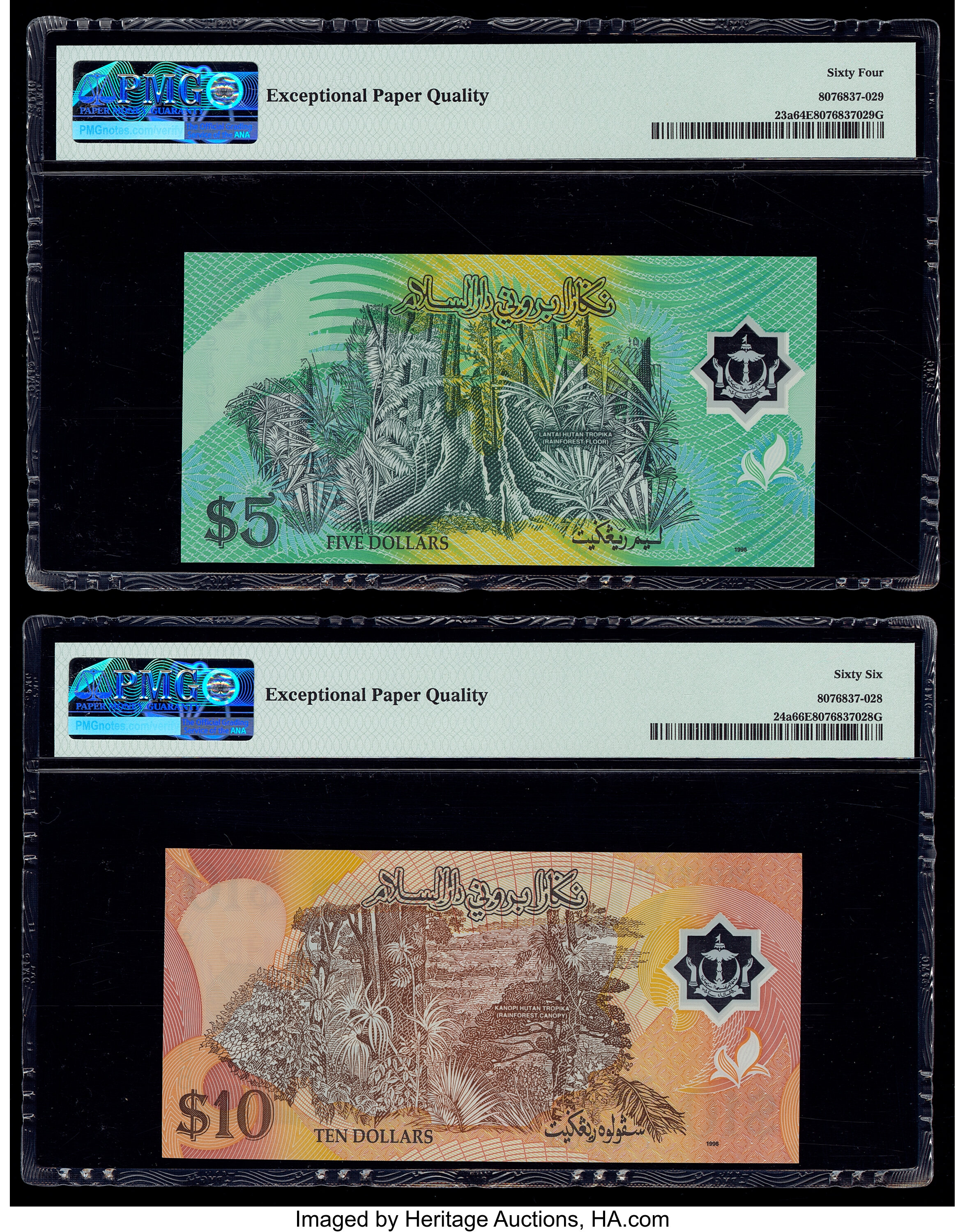 image for: Brunei  5 dollars (B123b)