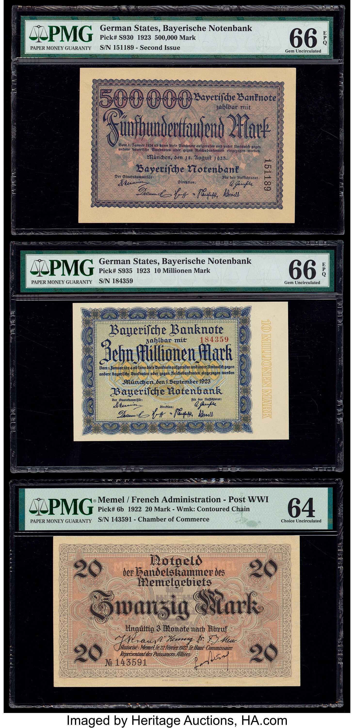 image for: Memel  20 mark(B106b)