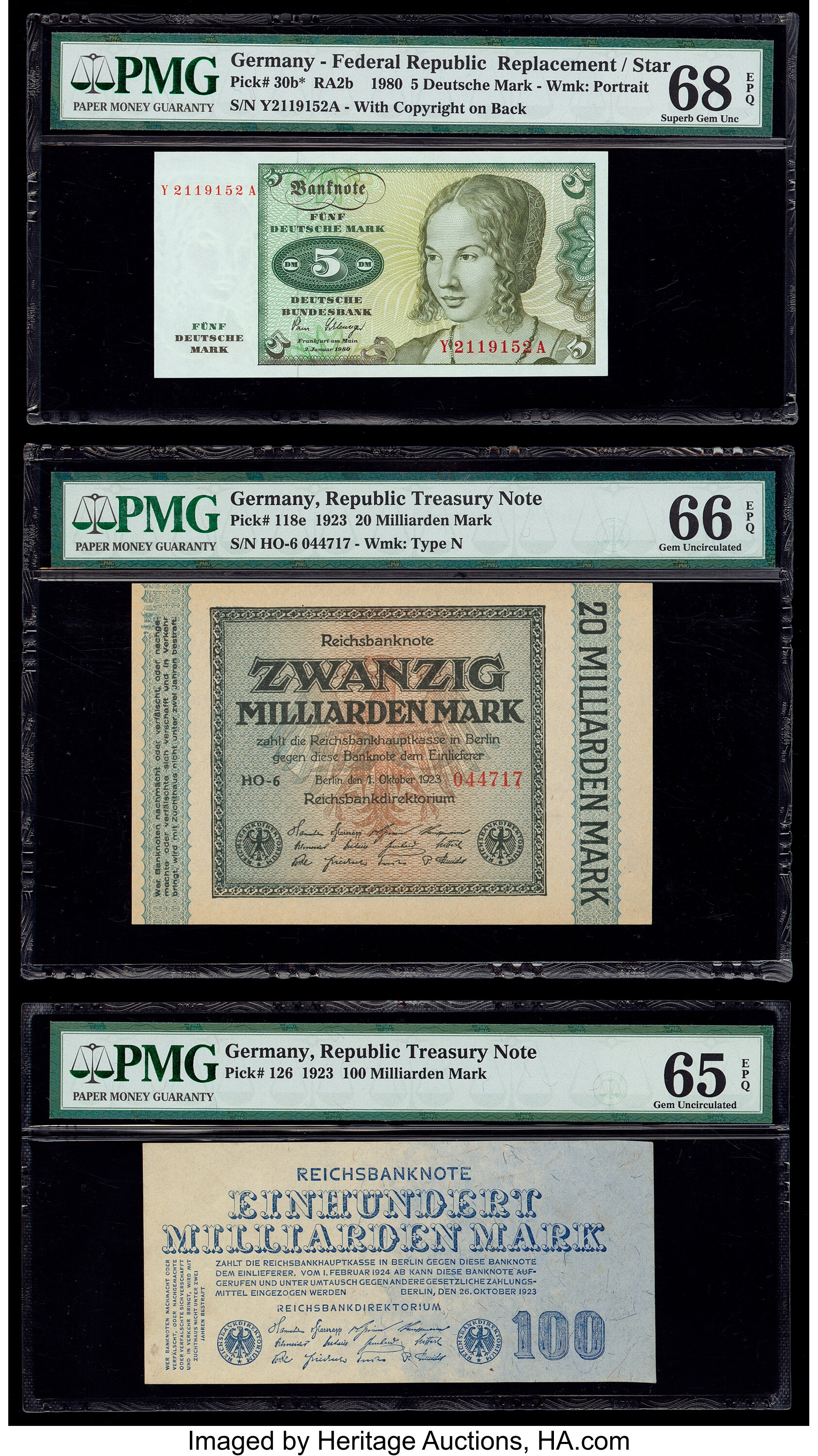image for: Germany  20 milliarden -20,000,000,000- mark (B281e)