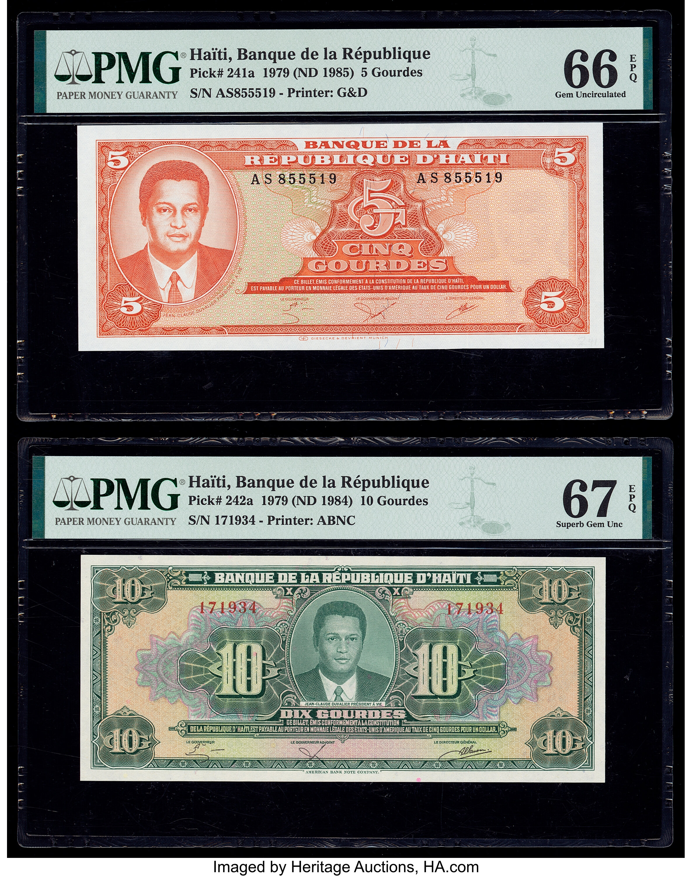 image for: Haiti  5 gourdes (B814as)