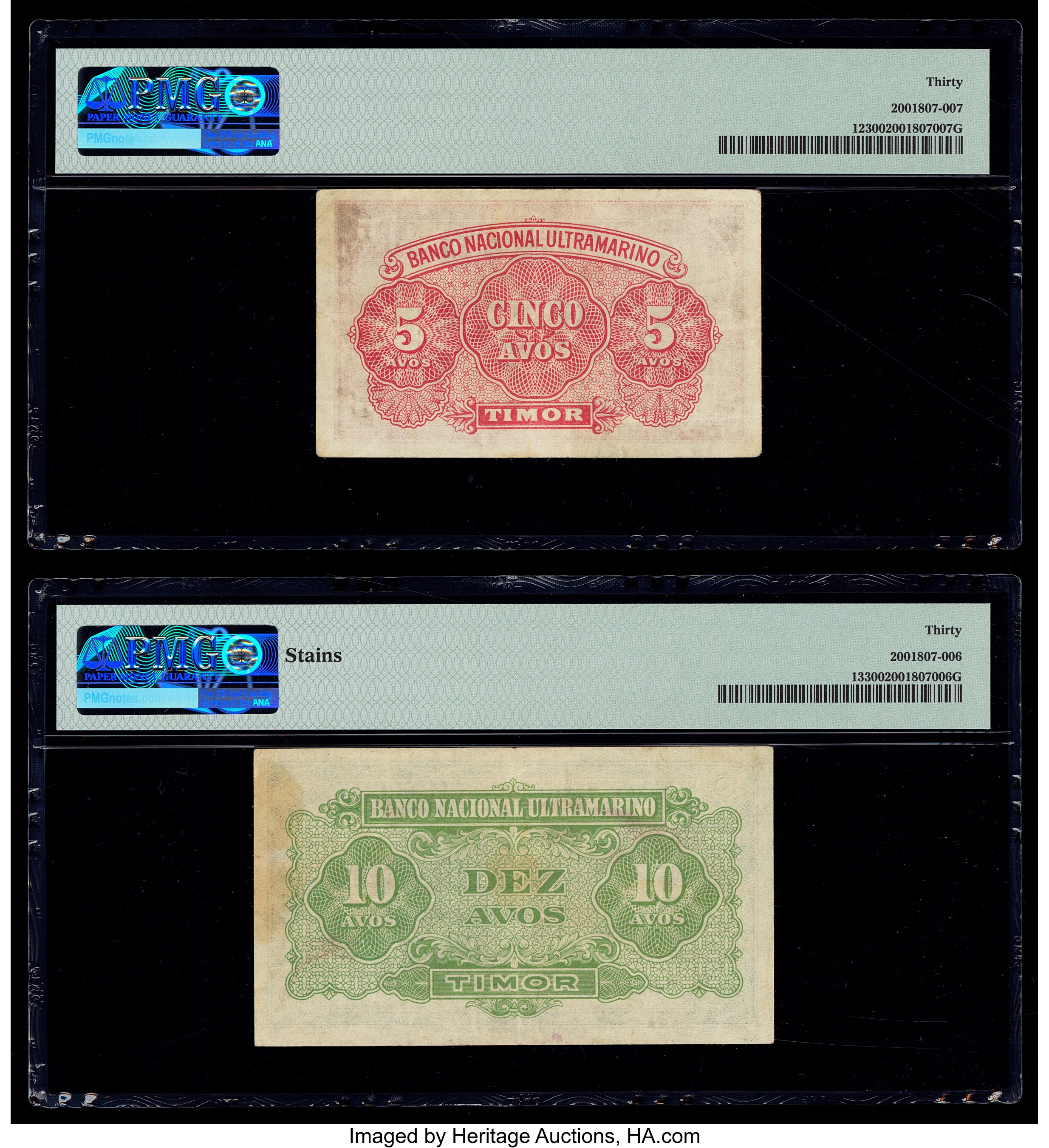 image for: Timor  5 avos (B110x)