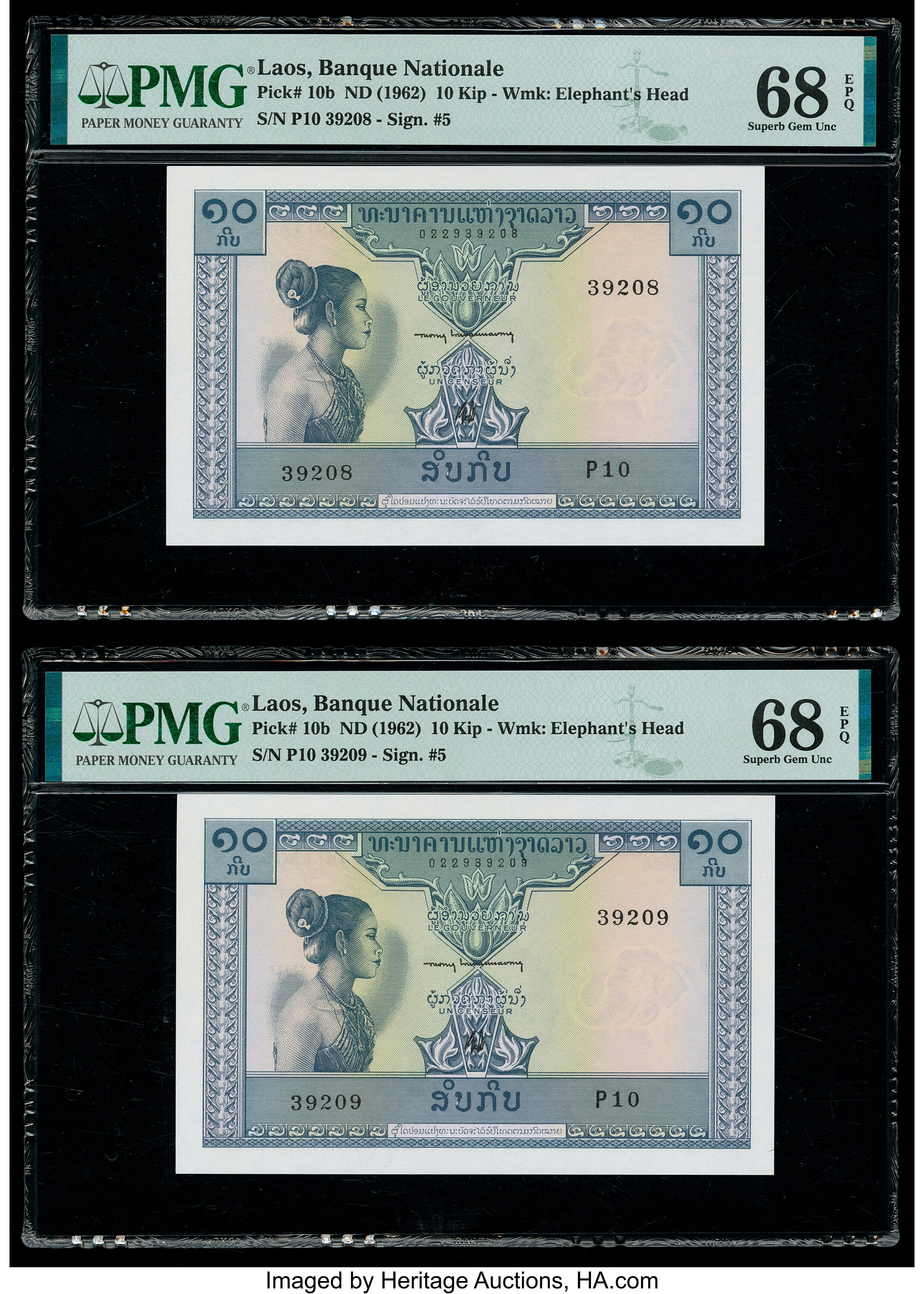 image for: Laos  10 kip (B210bs4)