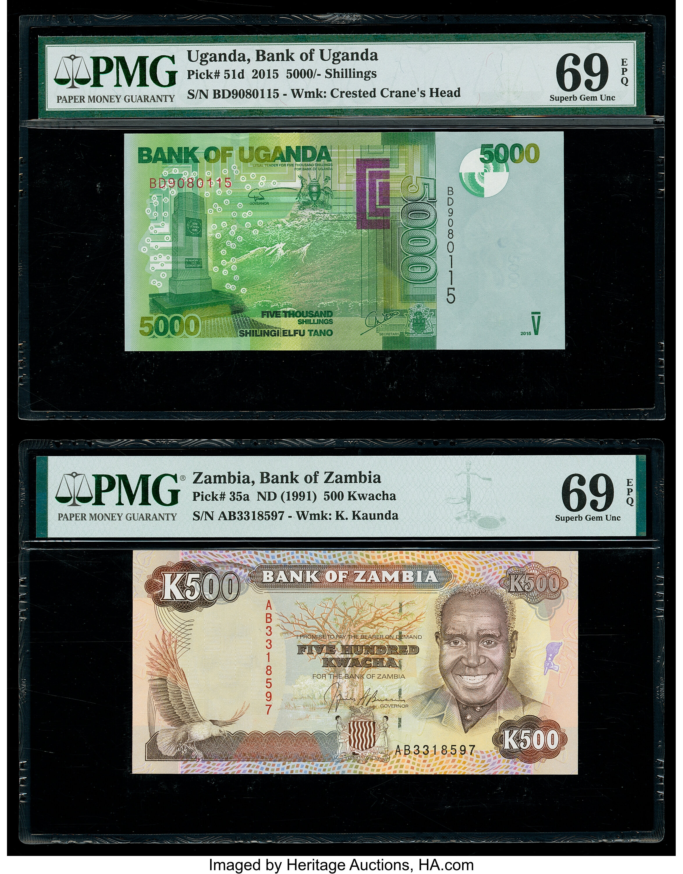 image for: Zambia  500 kwacha (B136a)