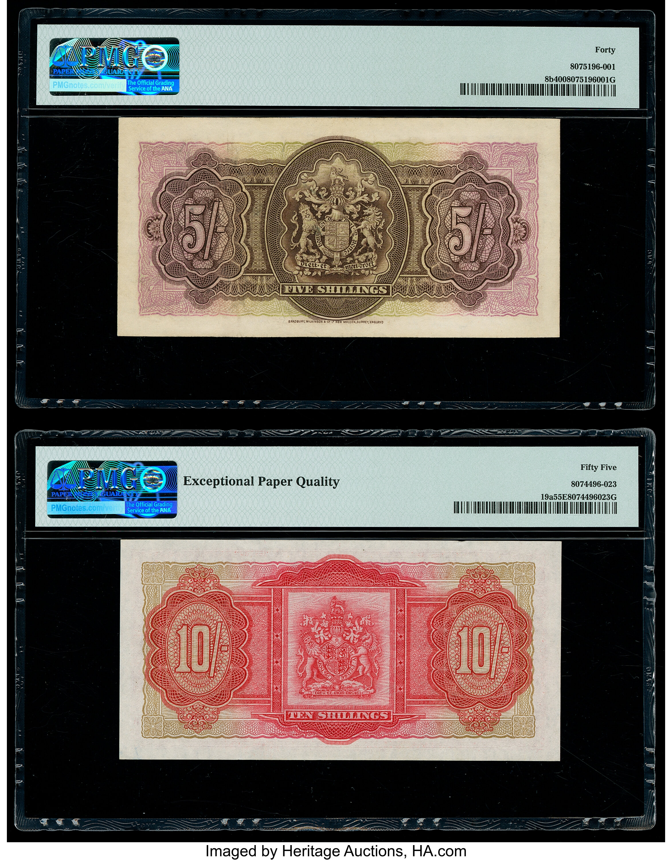 image for: Bermuda  5 shillings(B108bs2)