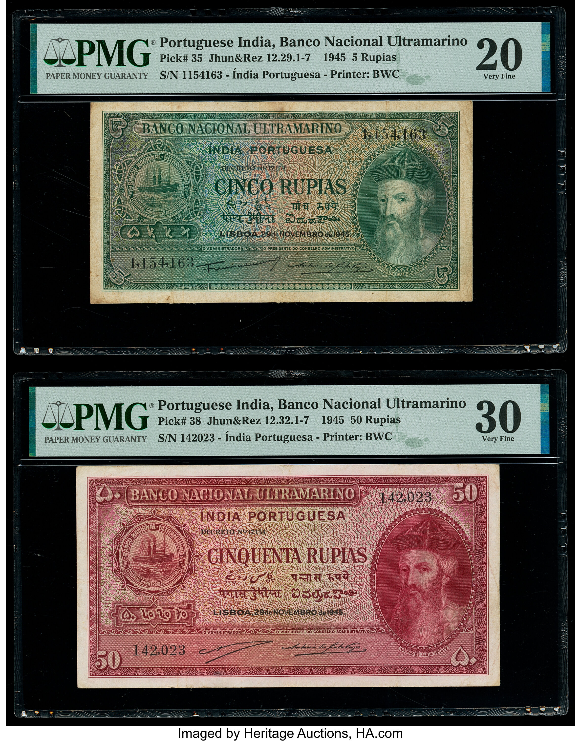 image for: Portuguese India  5 rupias(B324f)