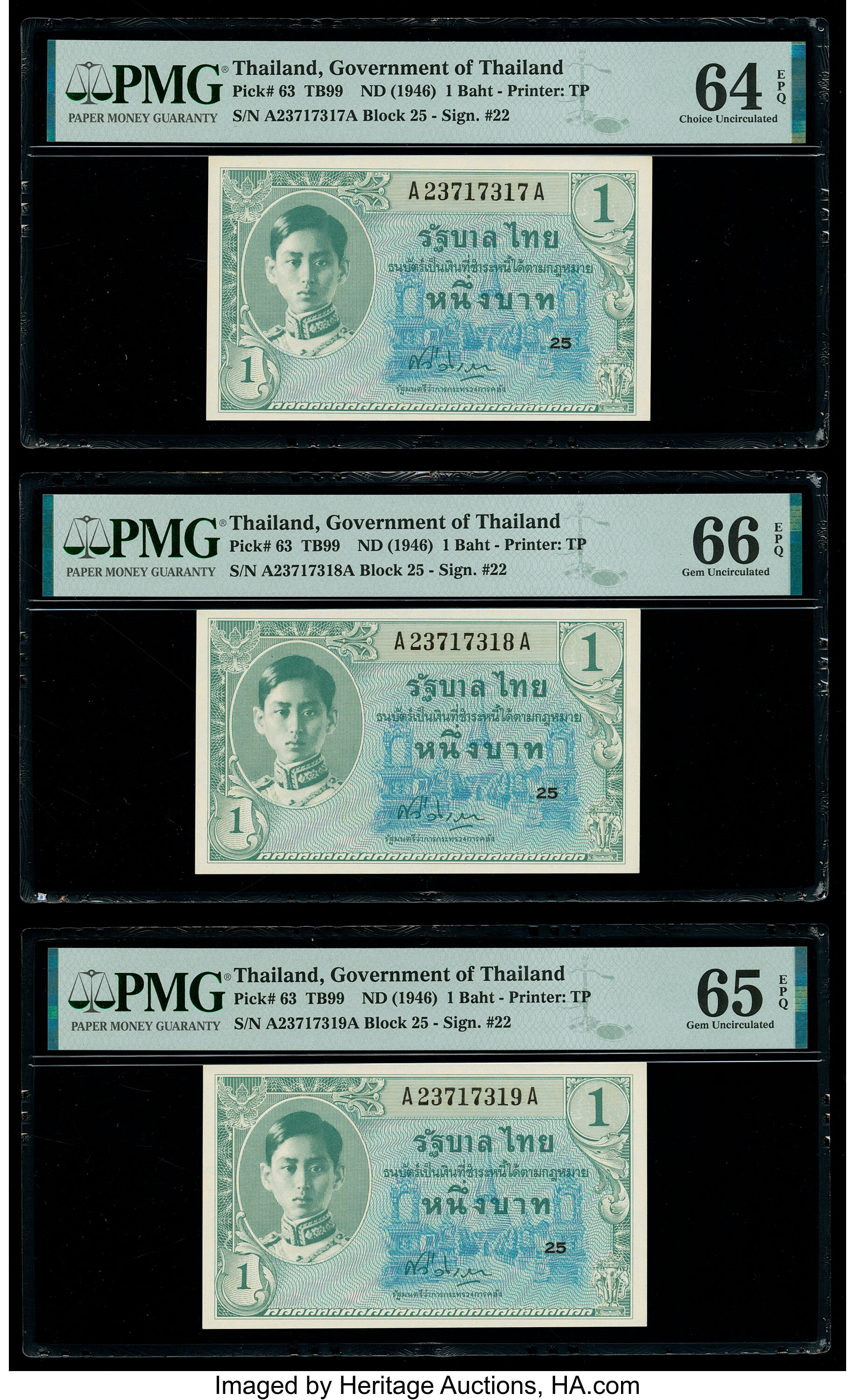 image for: Thailand  1 ??? (baht) (B134az)