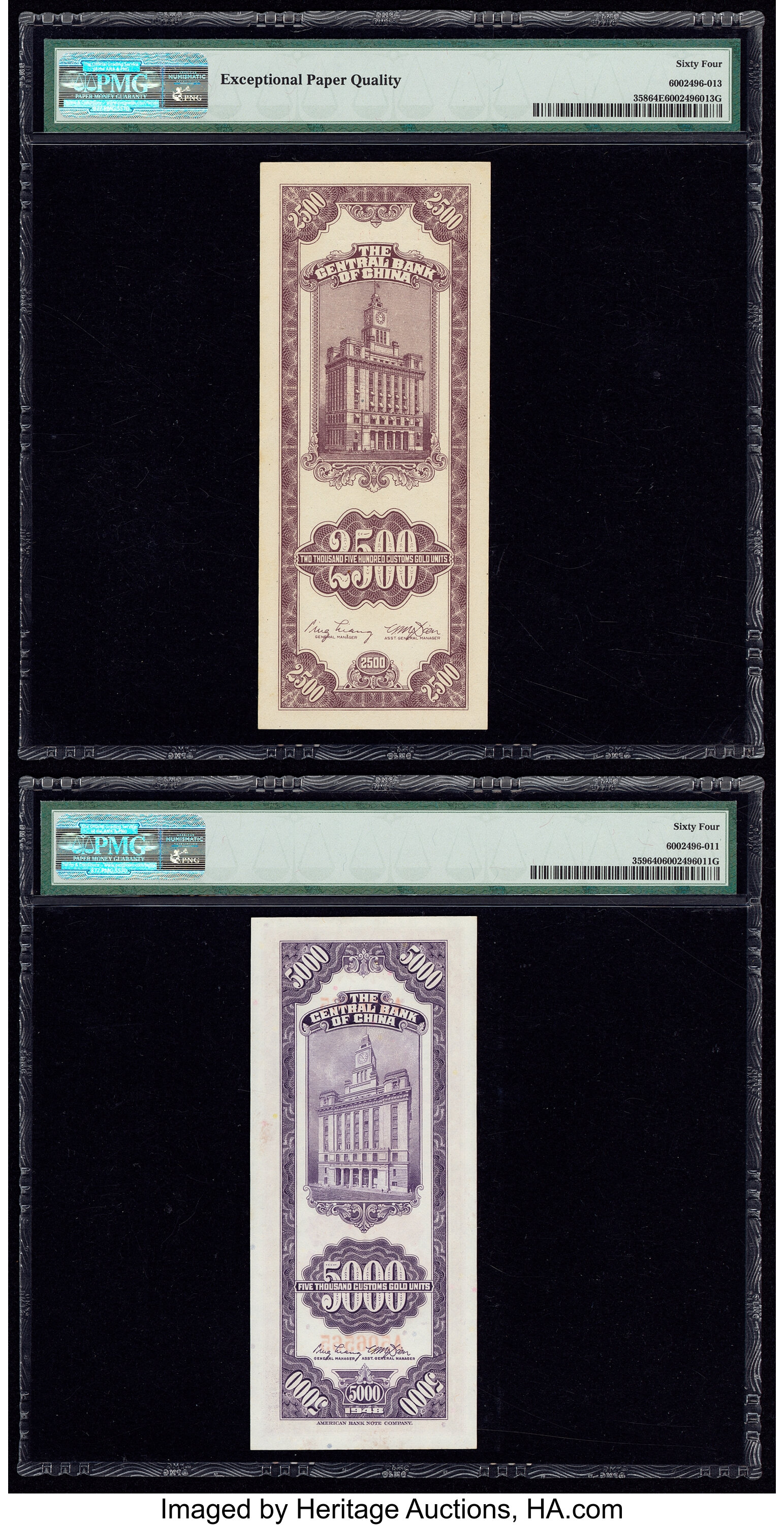 image for: China National Banks  5,000 customs gold units(B3222a)