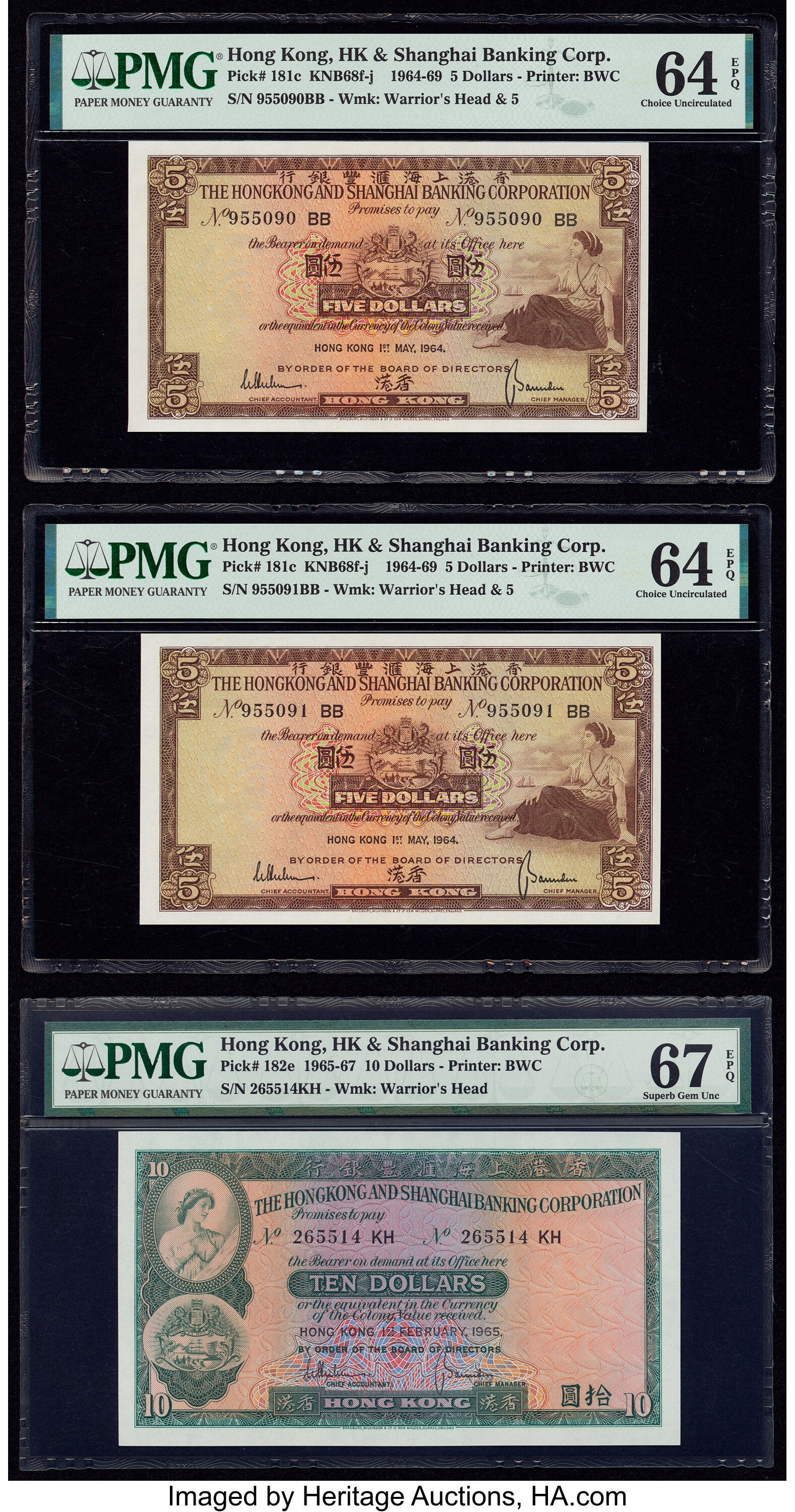 image for: Hong Kong  50 dollars (B675g)