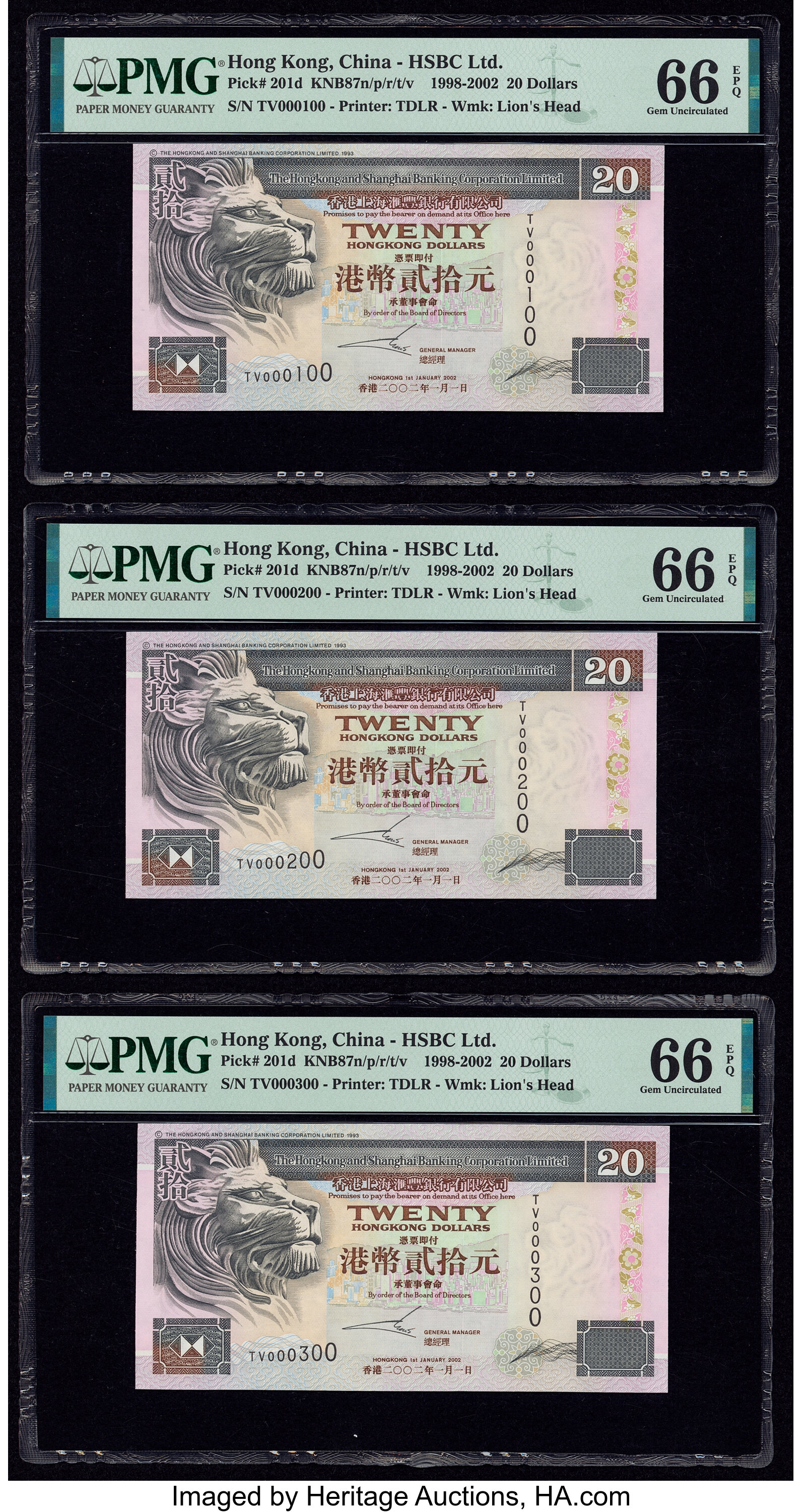 image for: Hong Kong  20 dollars (B681i)
