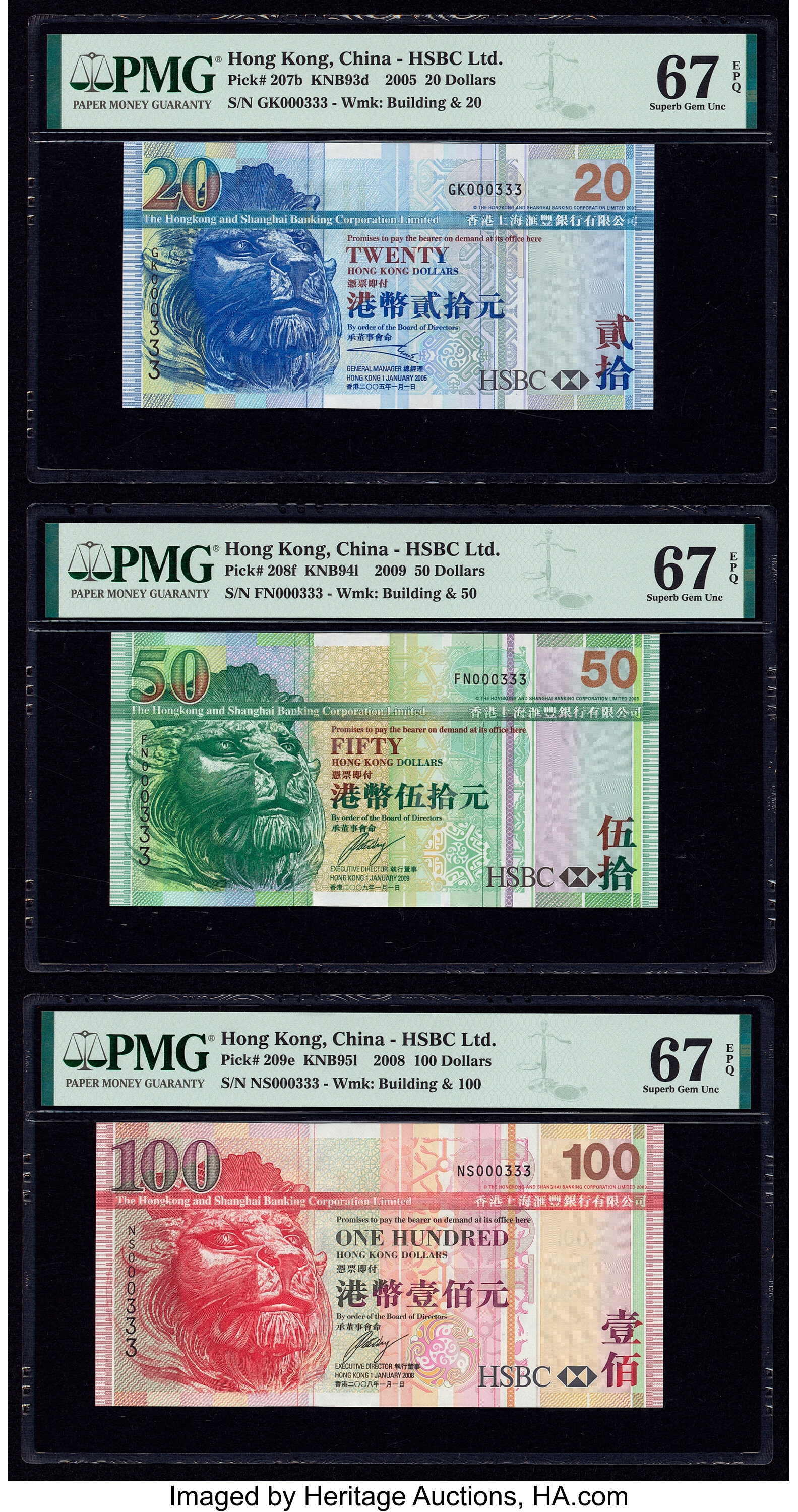 image for: Hong Kong  1,000 dollars (B690f)