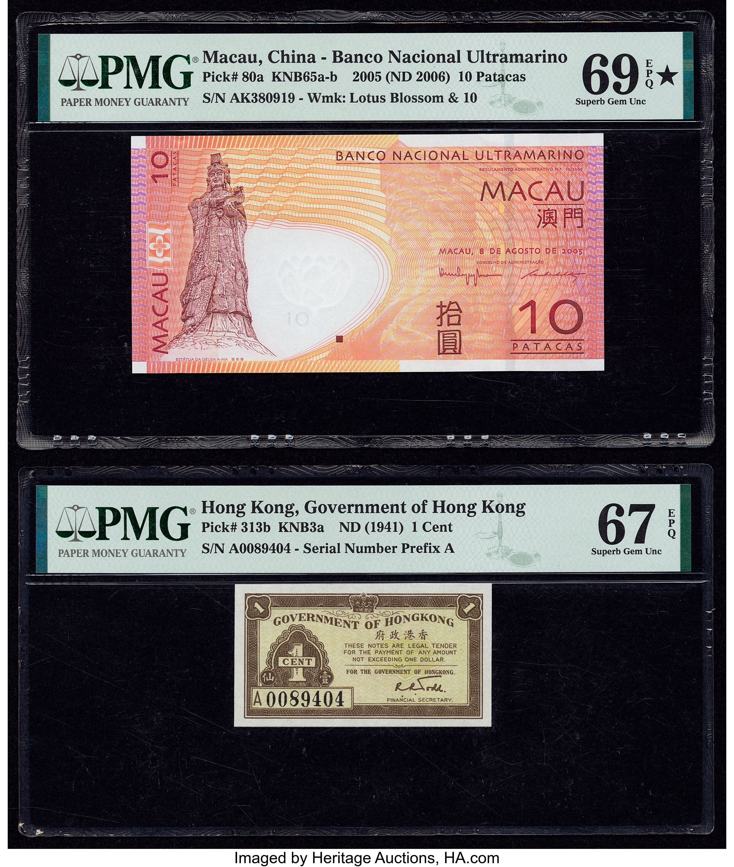 image for: Macau  10 patacas (B068a)
