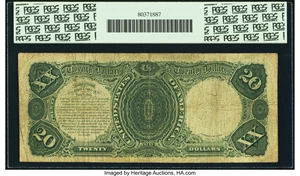 image for: Fr. 144 $20 1880 Legal Tender PCGS Fine 15....