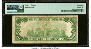 image for: Dallas, TX - $100 1929 Ty. 2 Republic National Bank & Trust Company Ch. # 12186 PMG Very Fine 25....