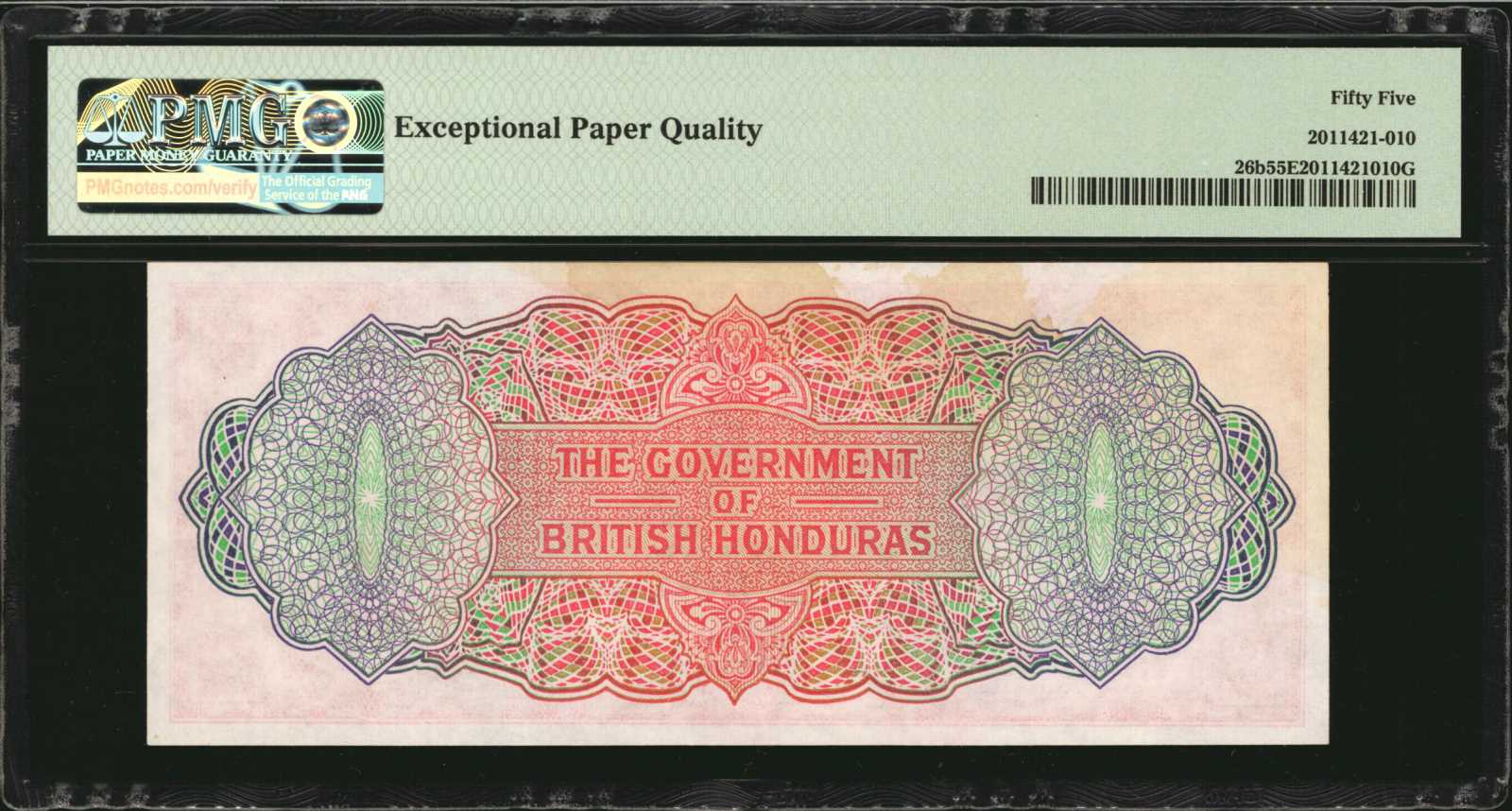 image for: British Honduras  5 dollars (B125c)