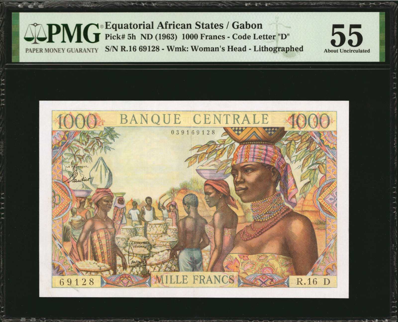 image for: Equatorial African States  1,000 francs(B203g)