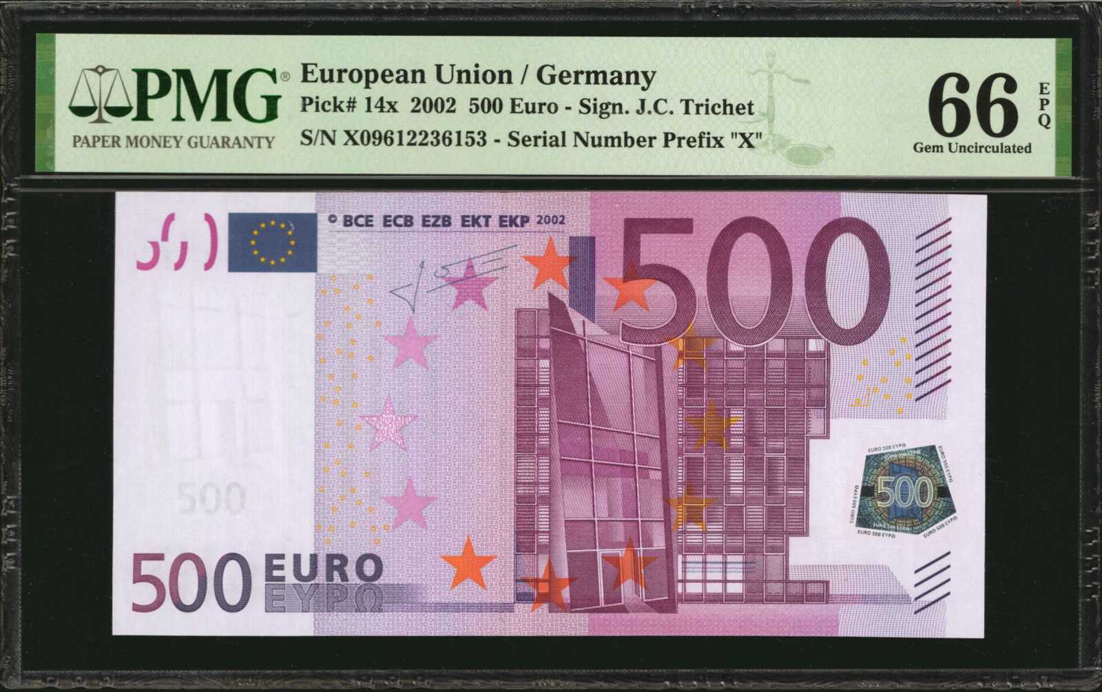 image for: European Monetary Union  500 euro (B107n2)
