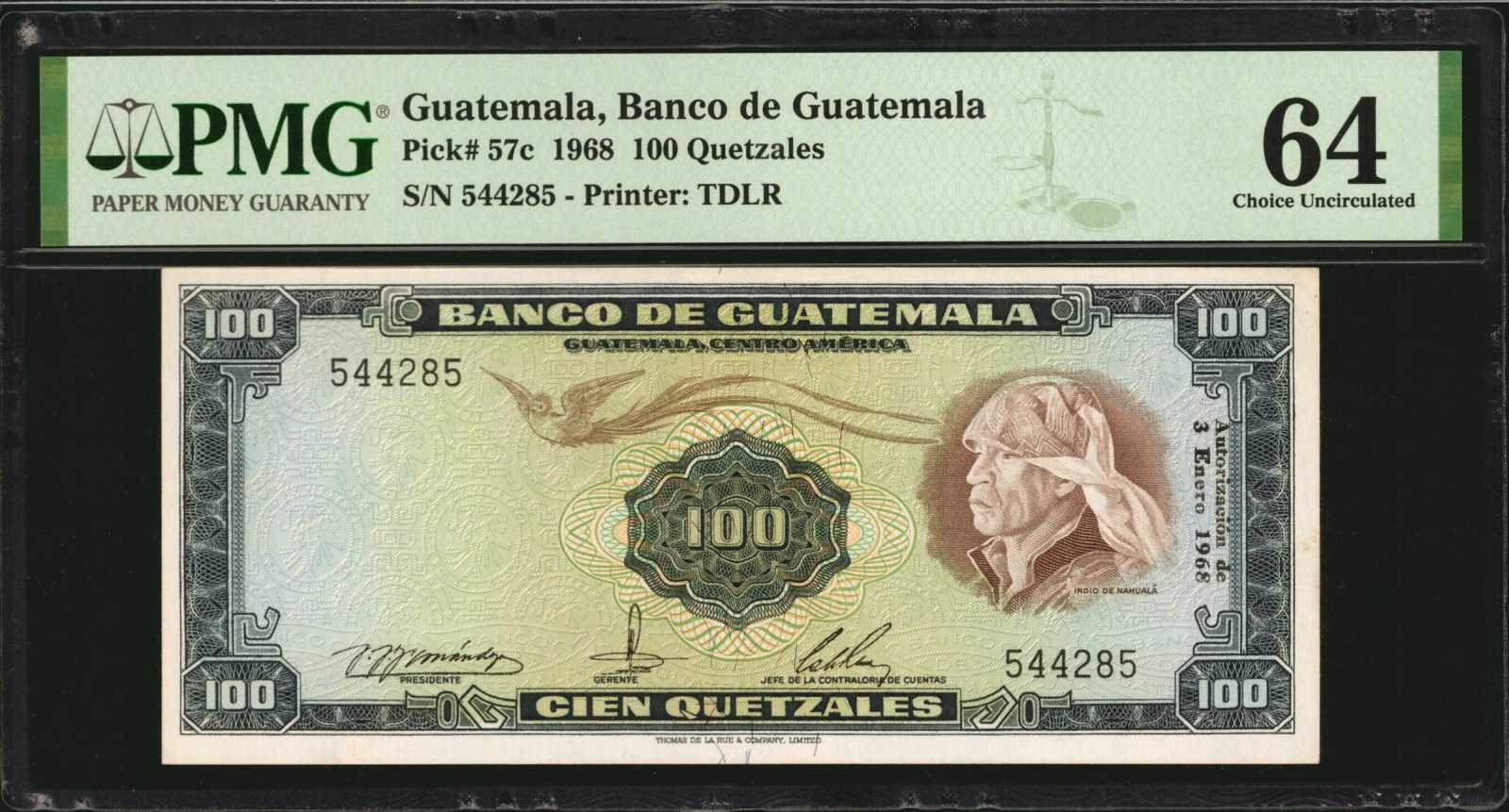 image for: Guatemala  100 quetzales (B541b)